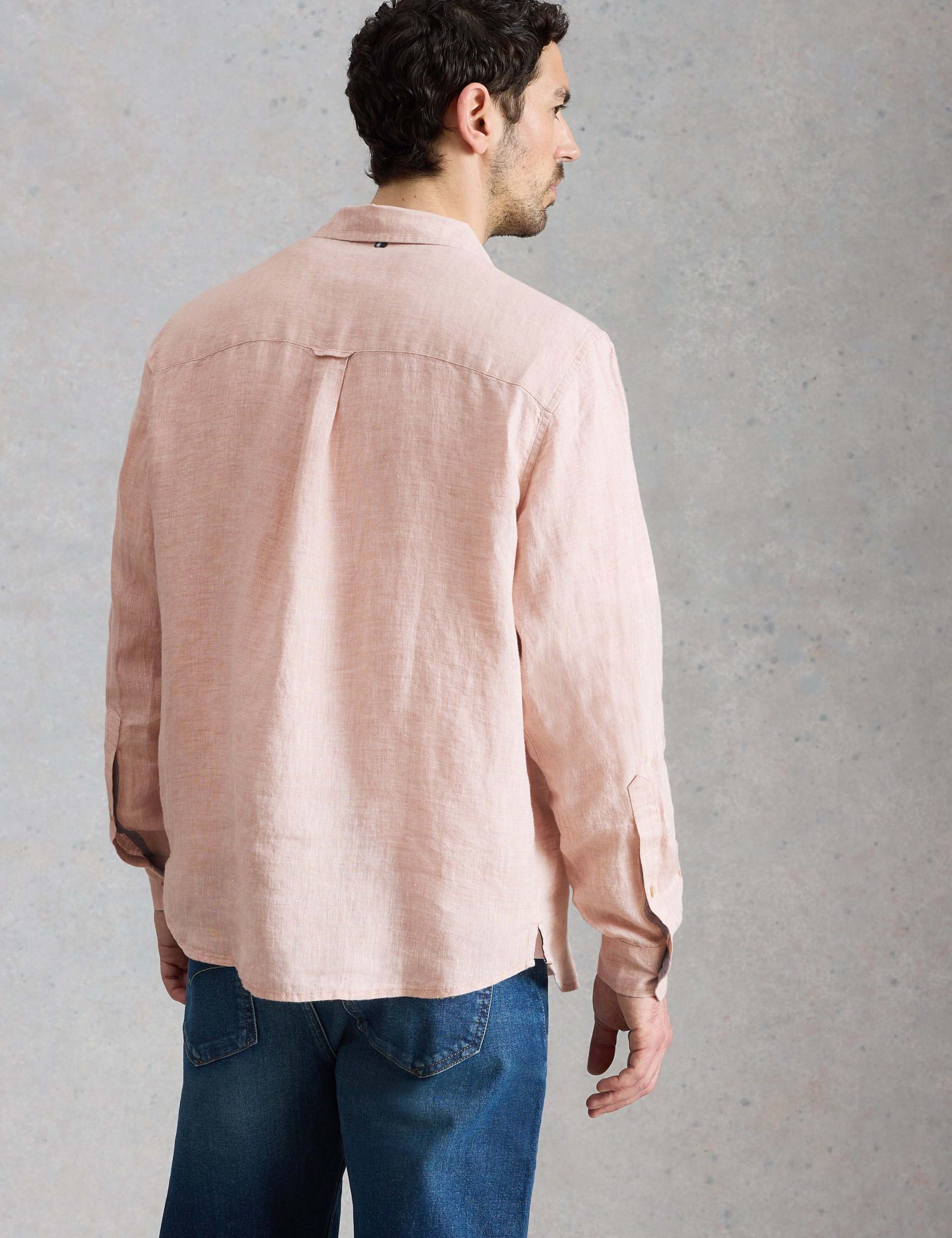 Regular Fit Pure Linen Shirt 4 of 6