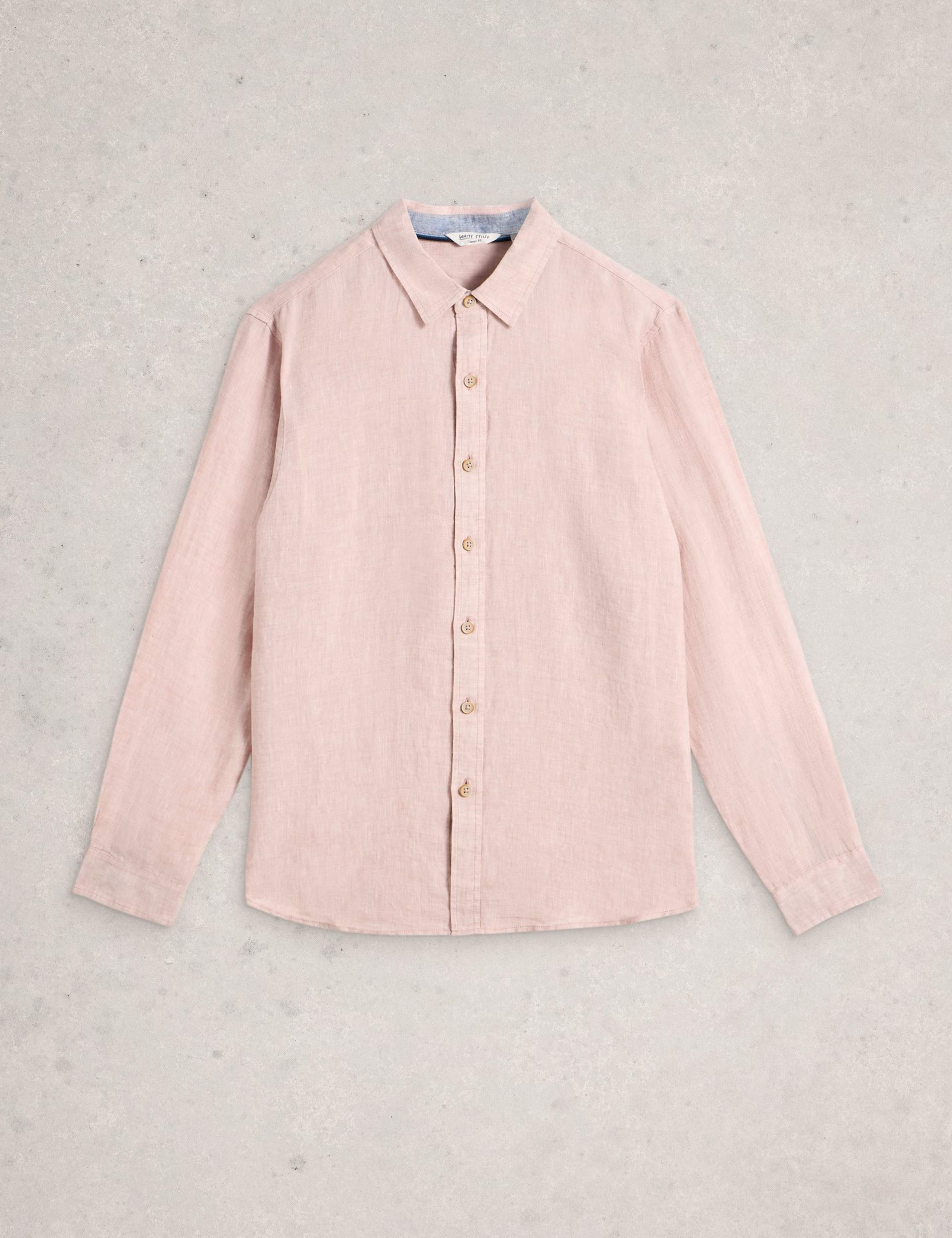 Regular Fit Pure Linen Shirt 2 of 6