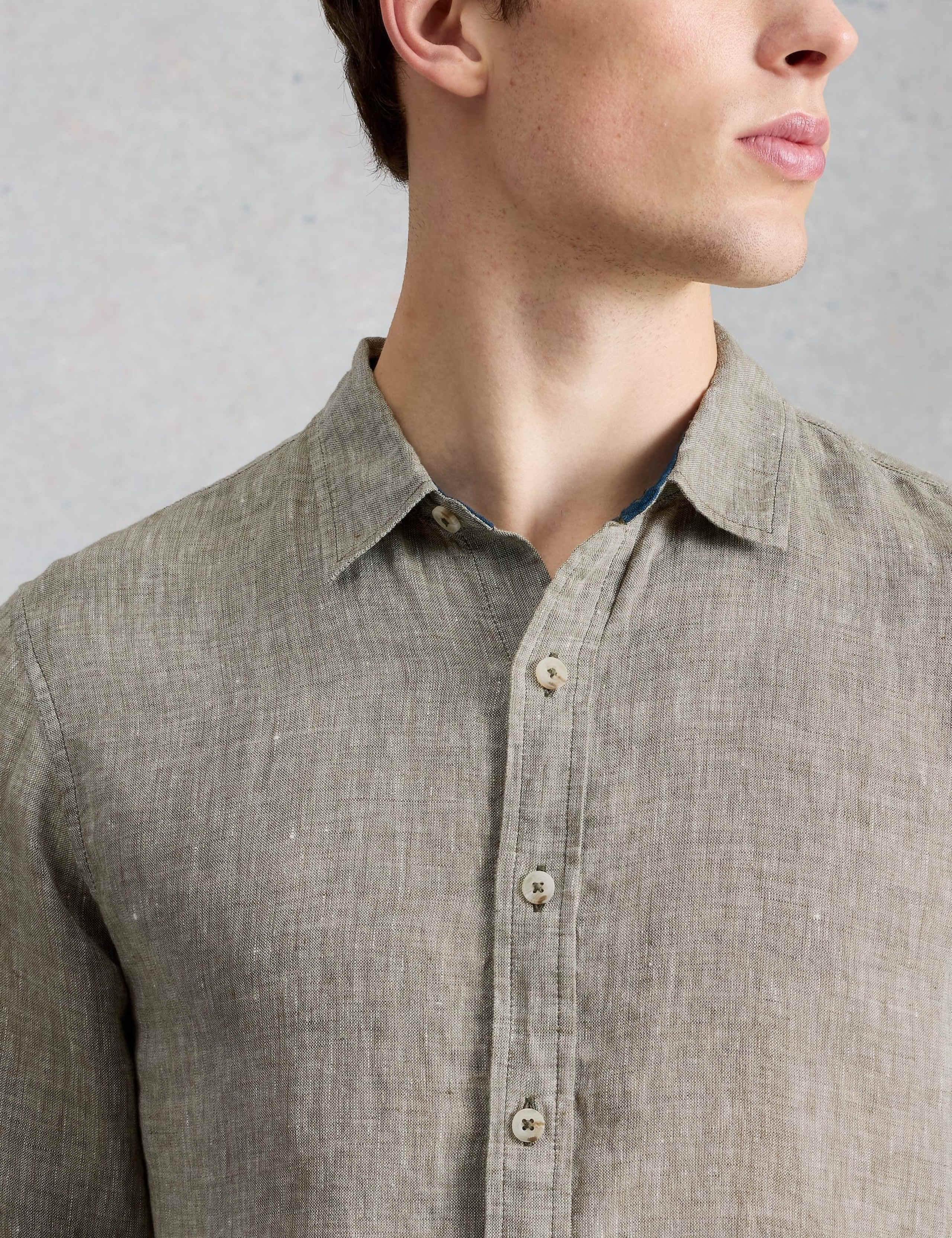 Regular Fit Pure Linen Shirt 5 of 6