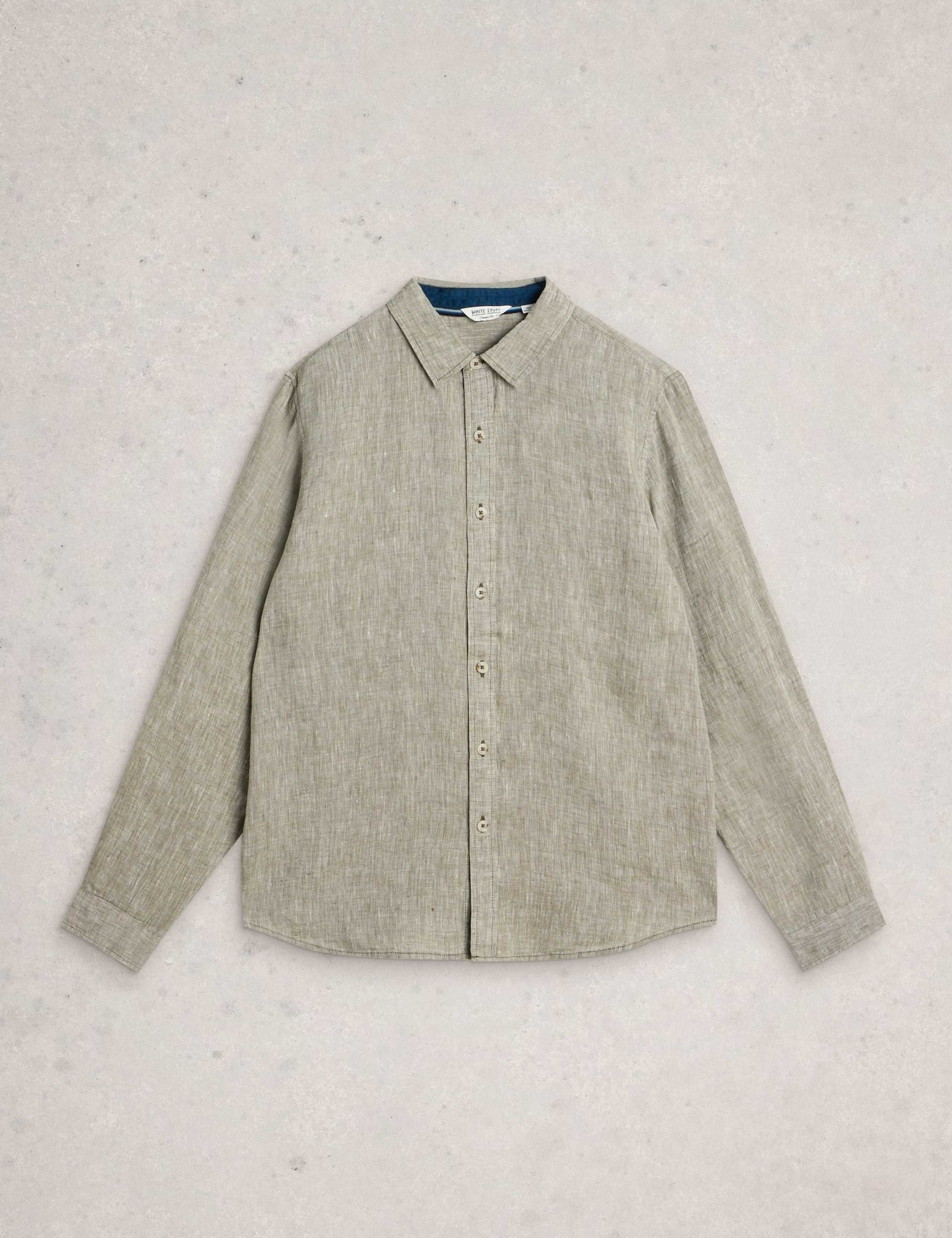 Regular Fit Pure Linen Shirt 2 of 6