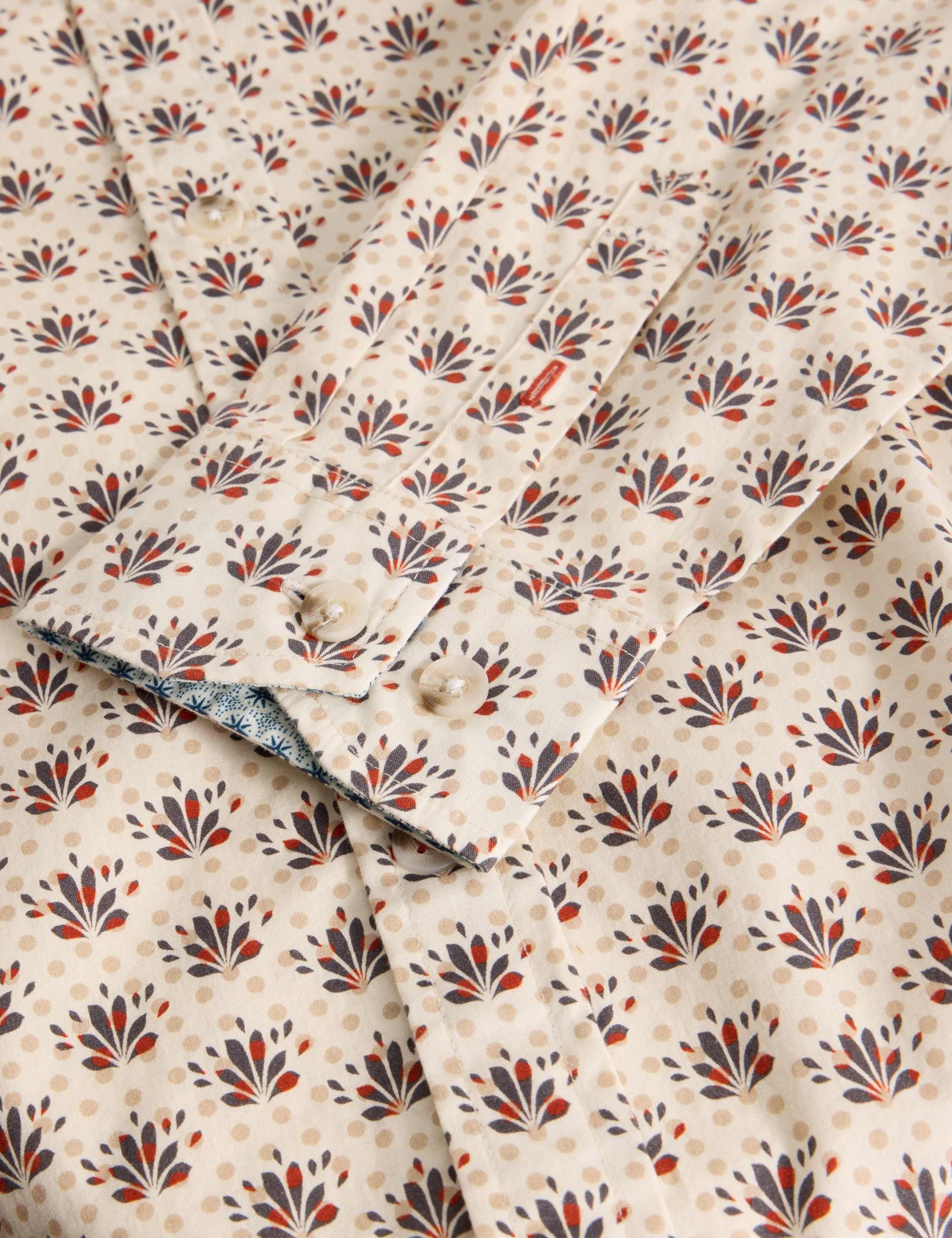 Regular Fit Cotton Rich Fan Print Shirt 6 of 6