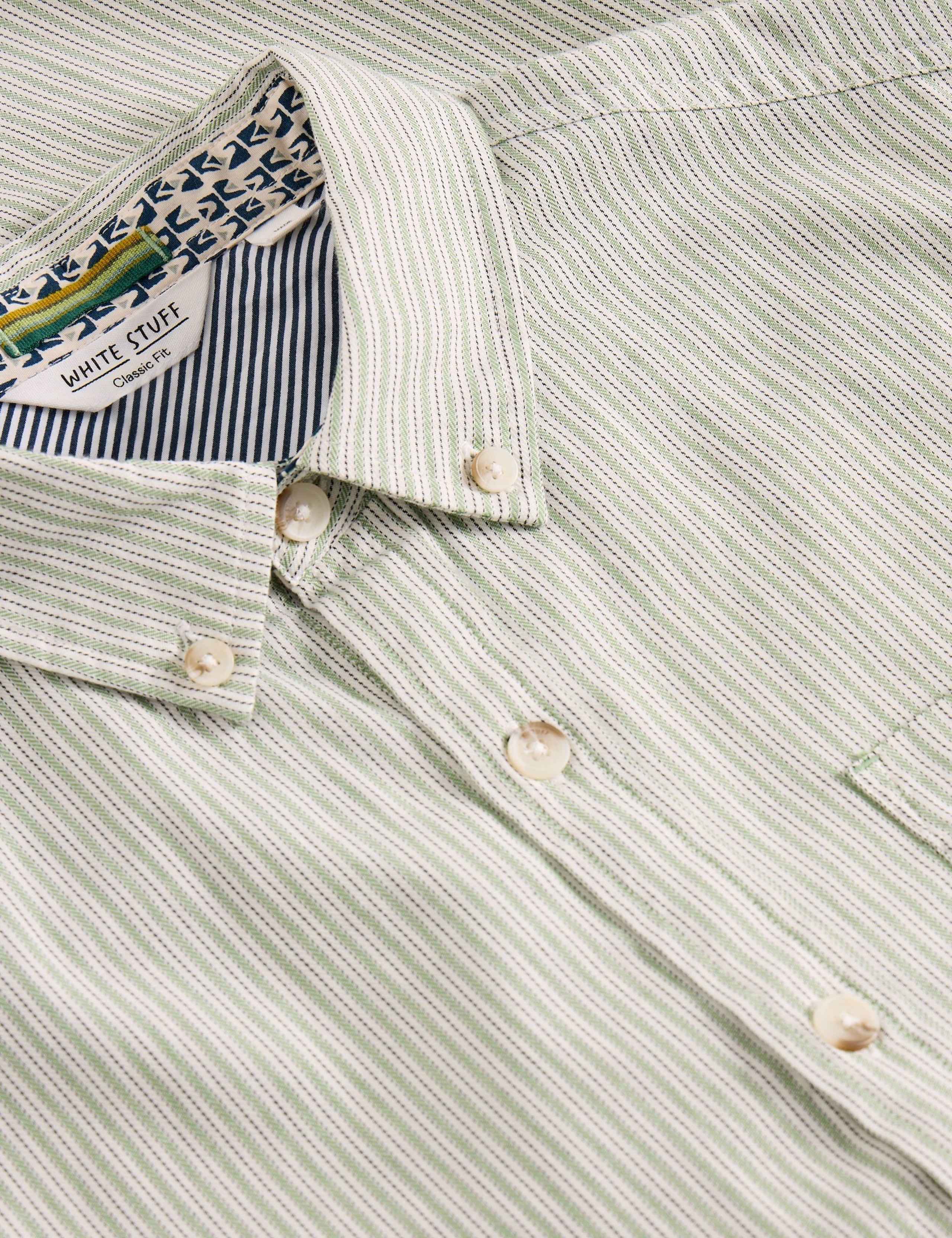 Regular Fit Pure Cotton Striped Shirt 6 of 6