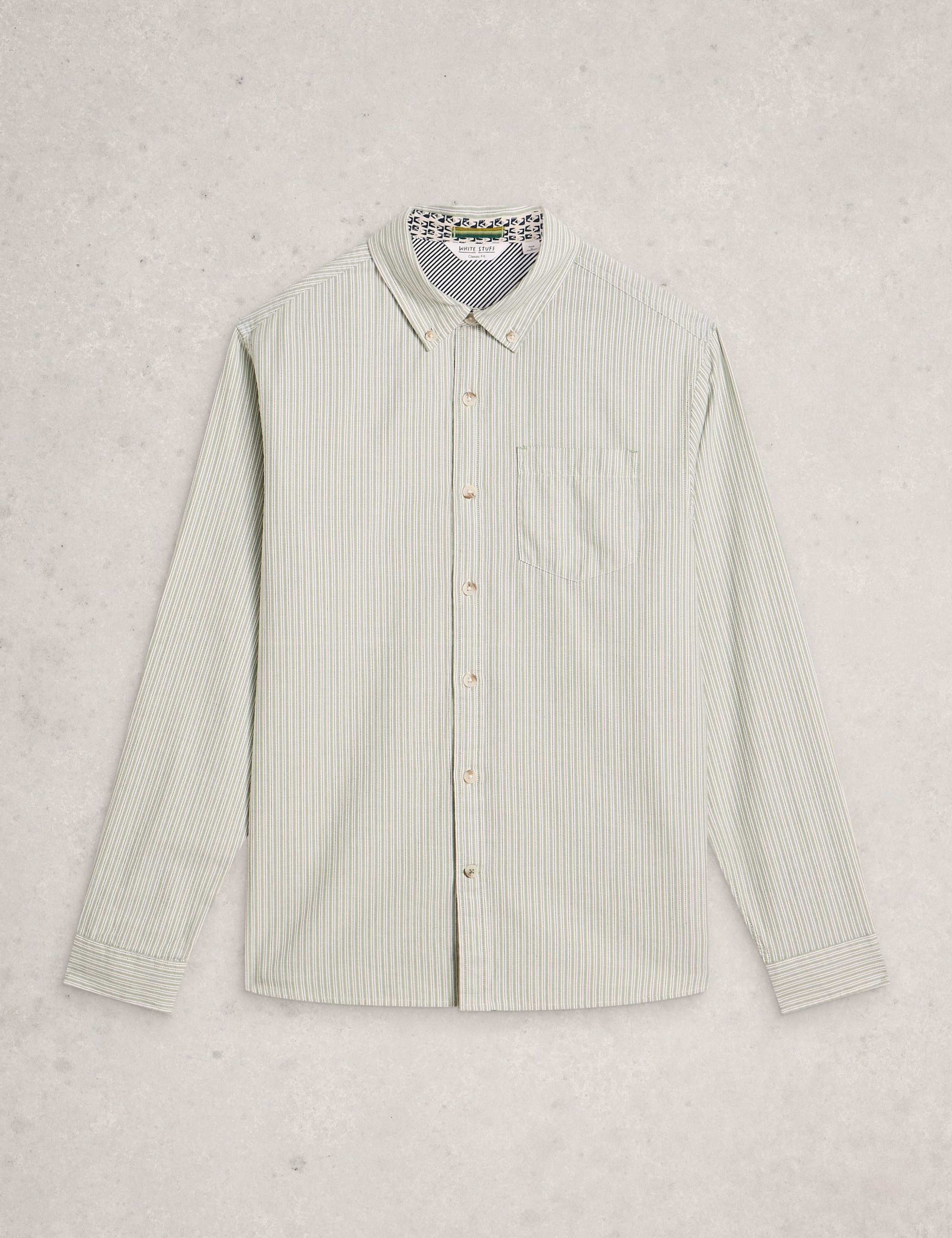 Regular Fit Pure Cotton Striped Shirt 2 of 6