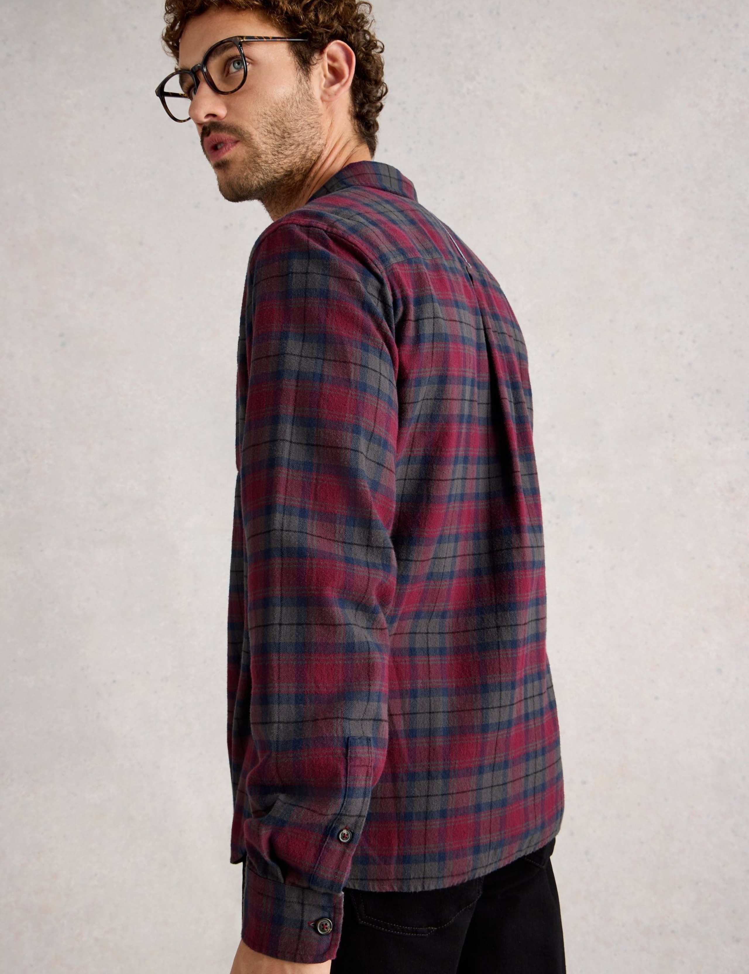 Regular Fit Black Watch Tartan Oxford Shirt 3 of 6