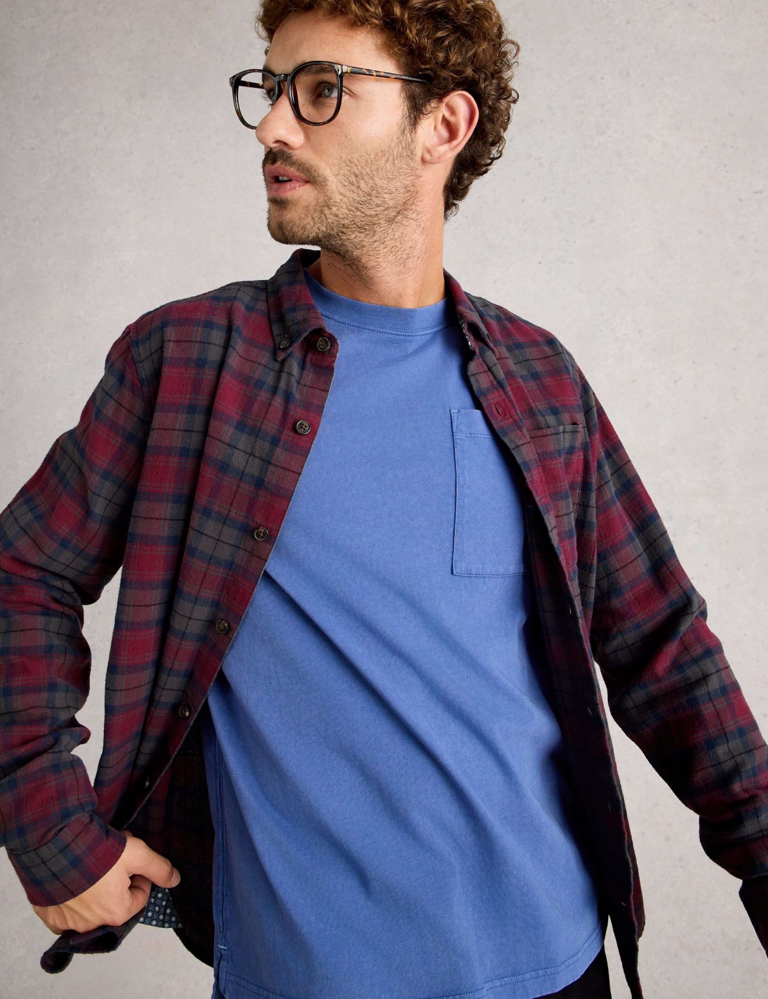 Regular Fit Black Watch Tartan Oxford Shirt 5 of 6