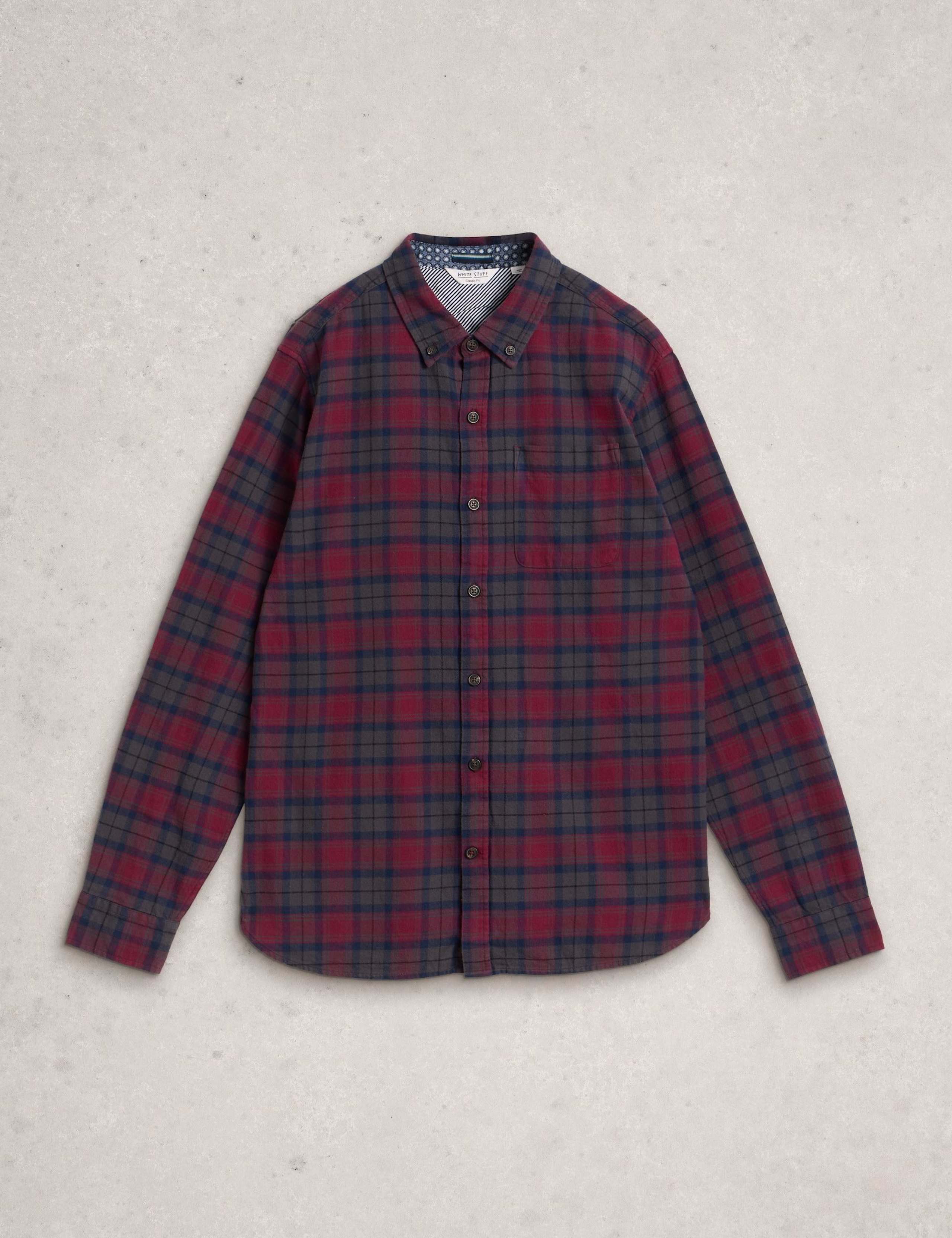 Regular Fit Black Watch Tartan Oxford Shirt 2 of 6
