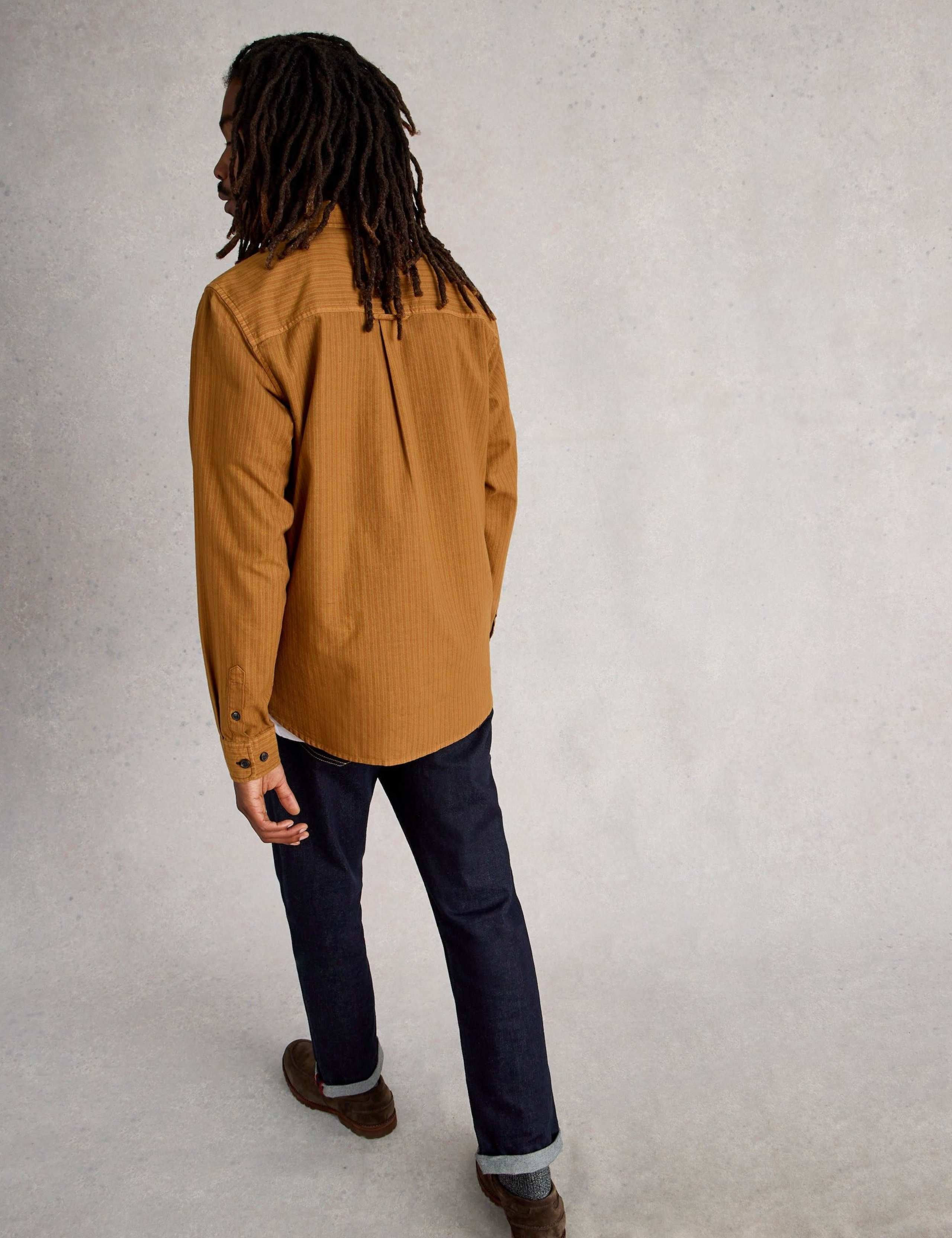 Regular Fit Bruton Stripe Pure Cotton Shirt 3 of 6