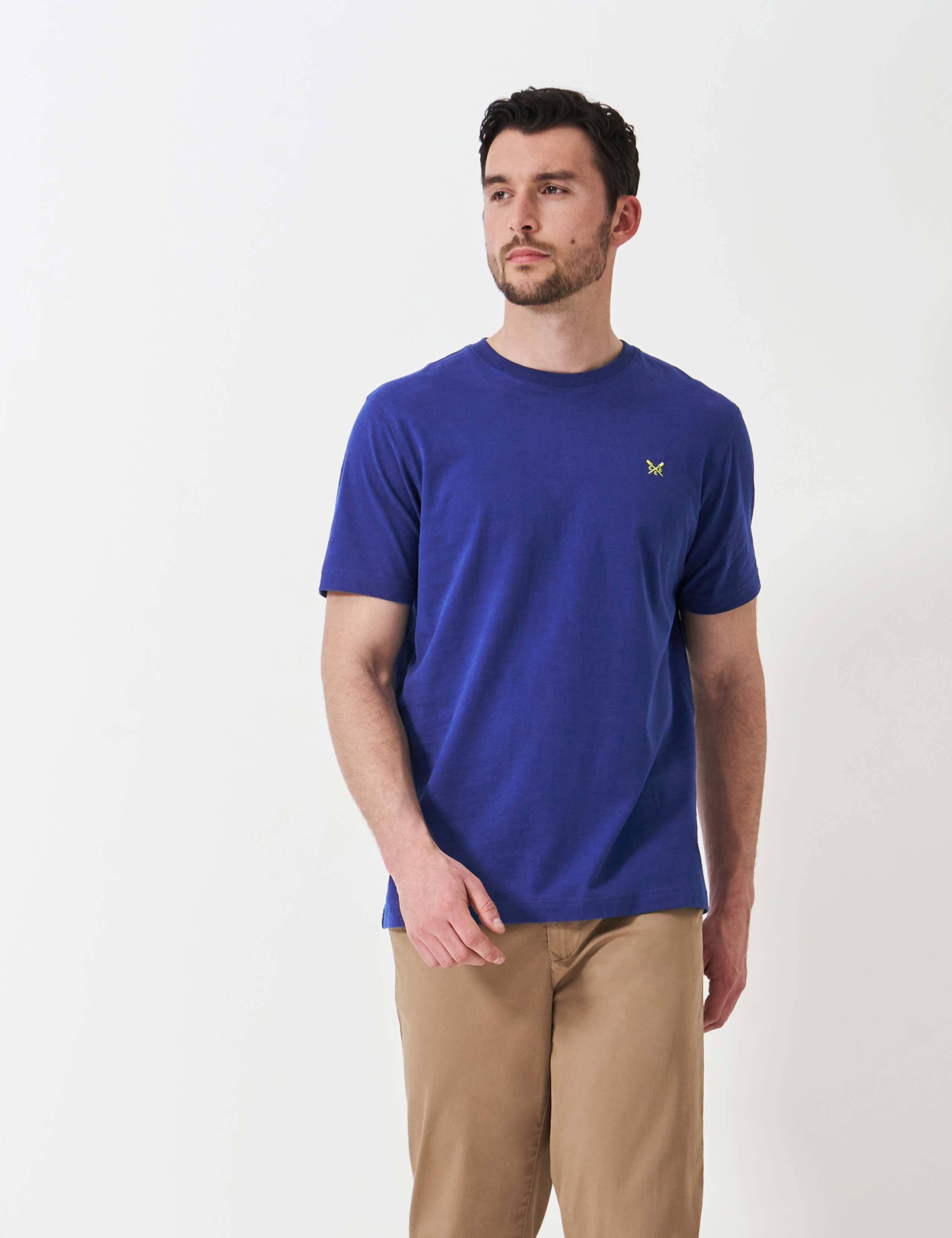 Pure Cotton Crew Neck T-Shirt 1 of 5