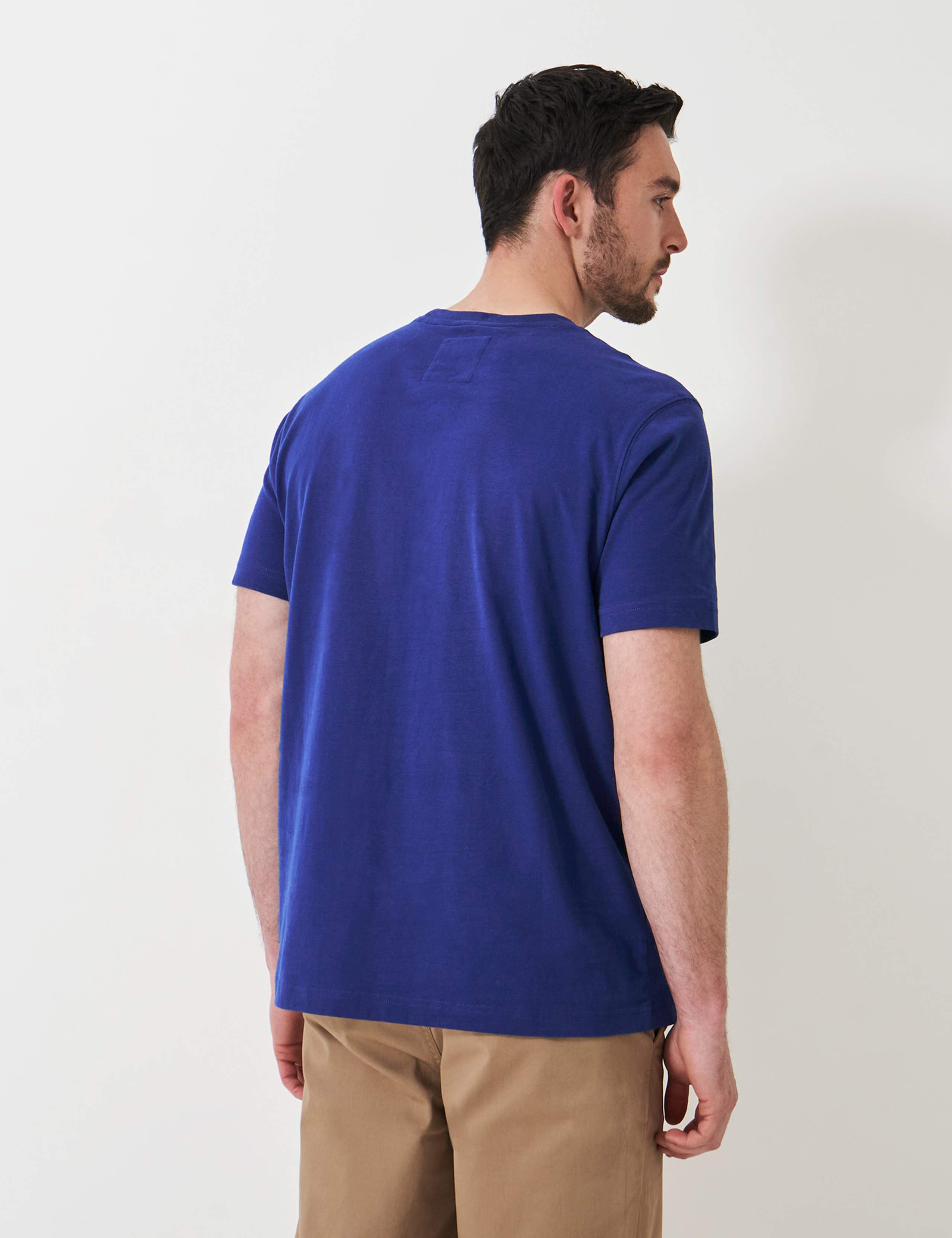 Pure Cotton Crew Neck T-Shirt 4 of 5