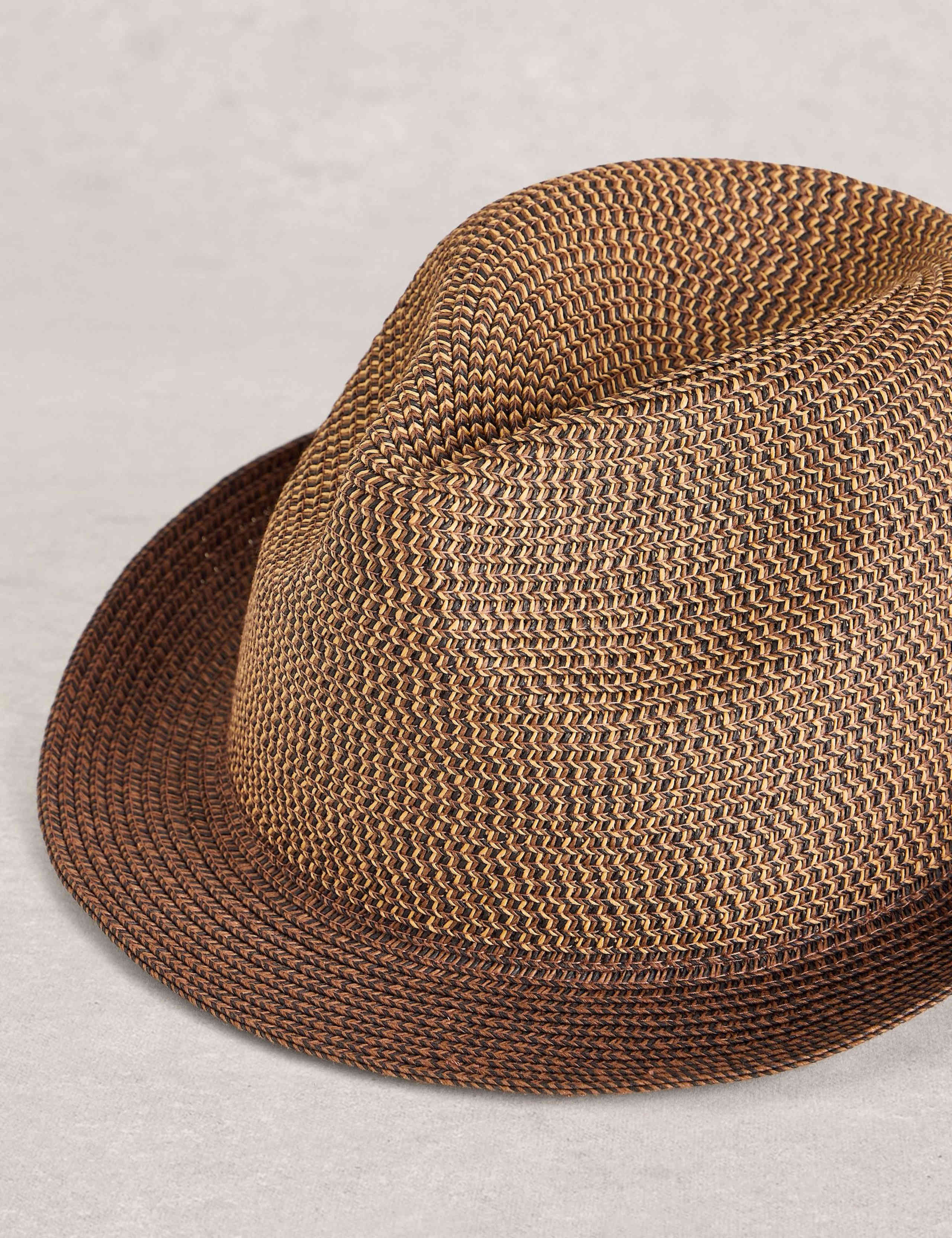 Straw Trilby Hat 2 of 2