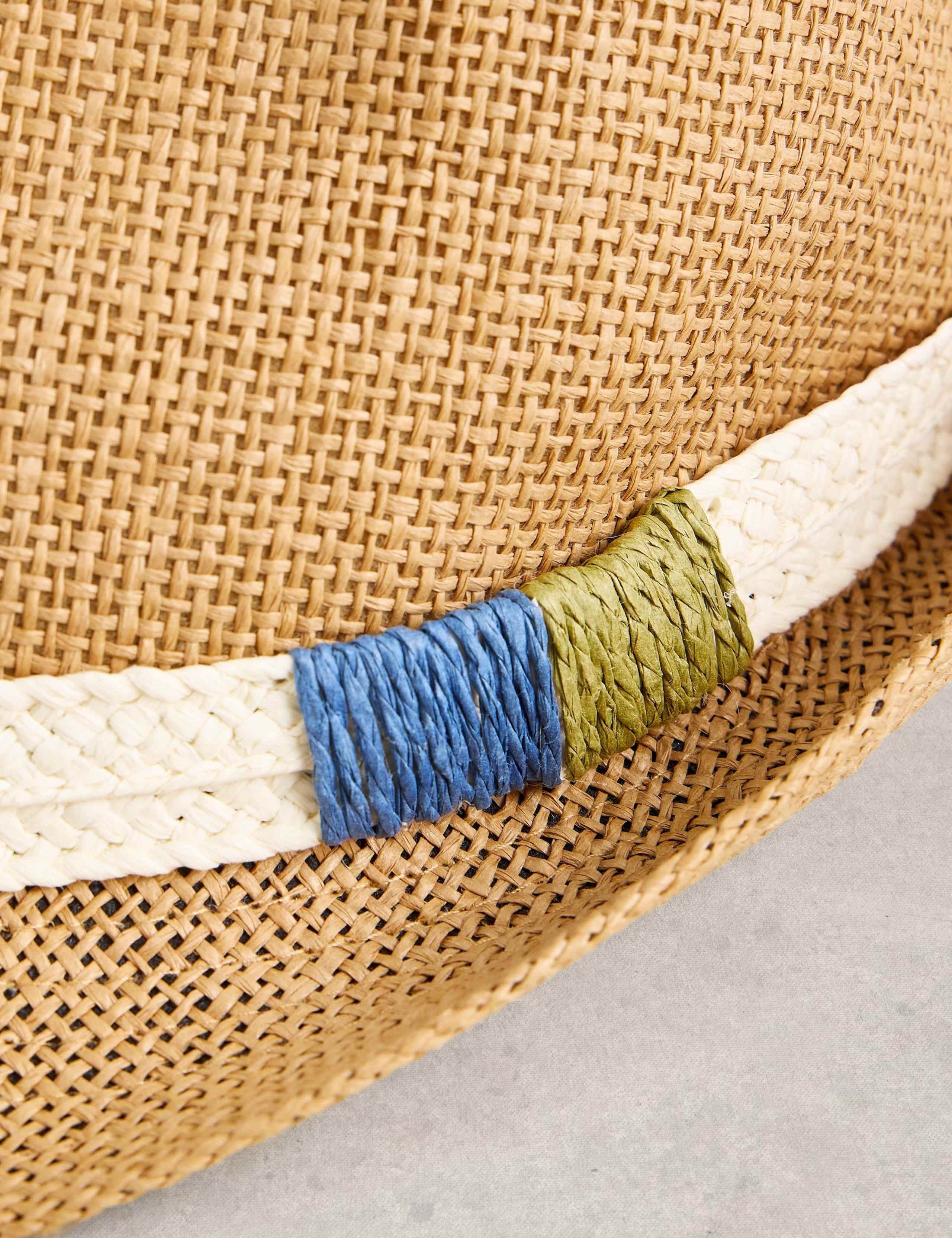 Straw Trilby Hat 2 of 2