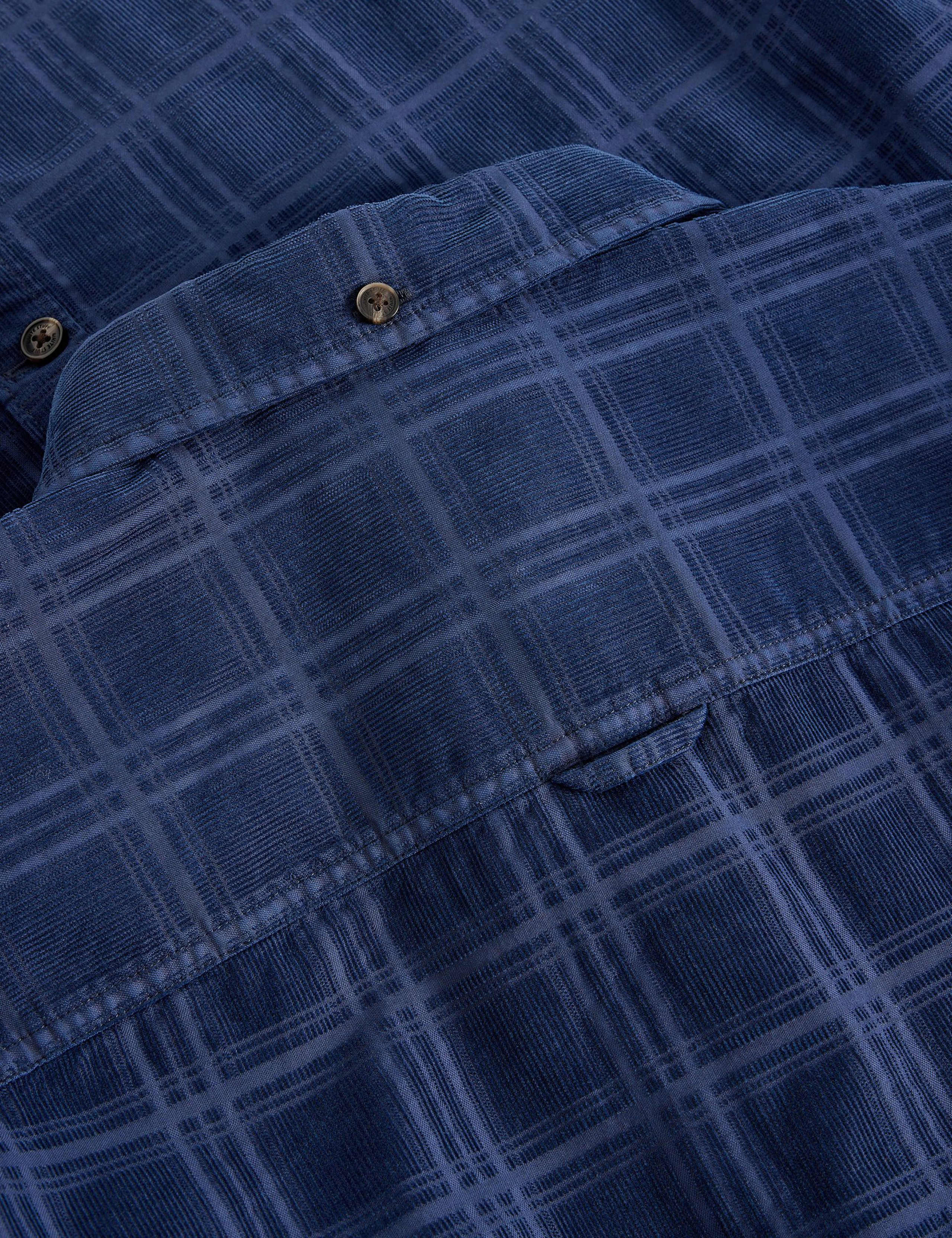 Regular Fit Corduroy Checked Shirt 6 of 6