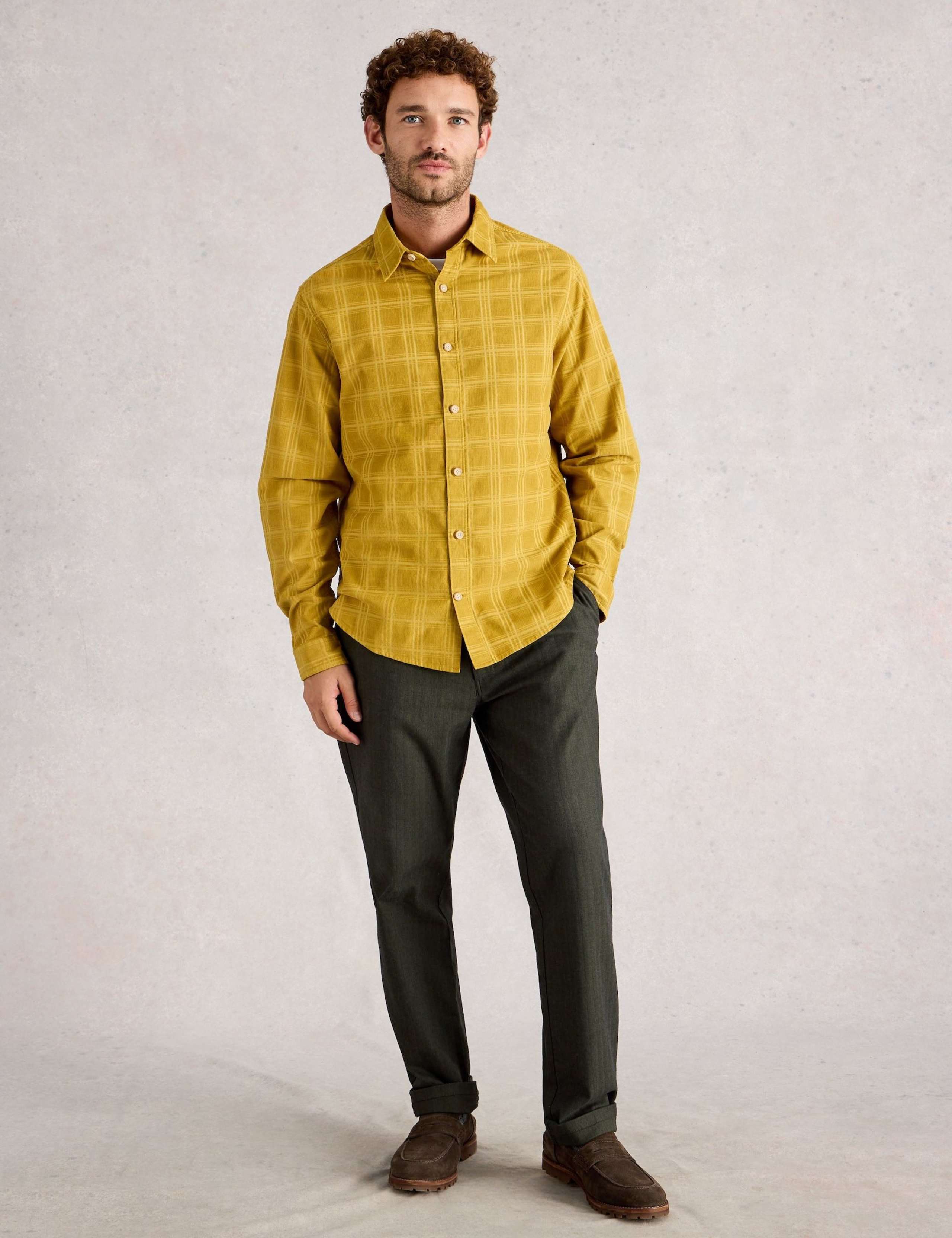 Regular Fit Corduroy Checked Shirt 3 of 6