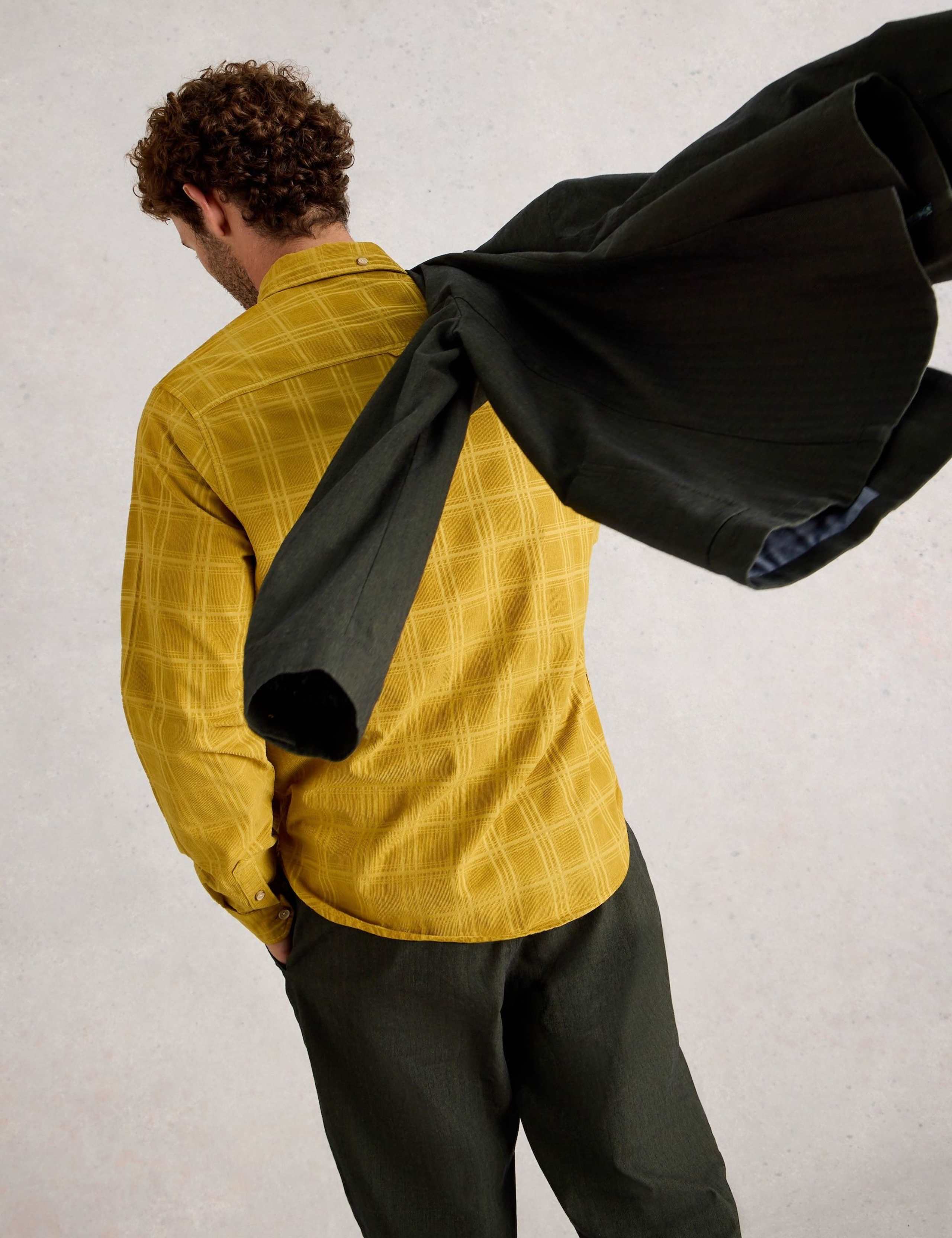 Regular Fit Corduroy Checked Shirt 5 of 6