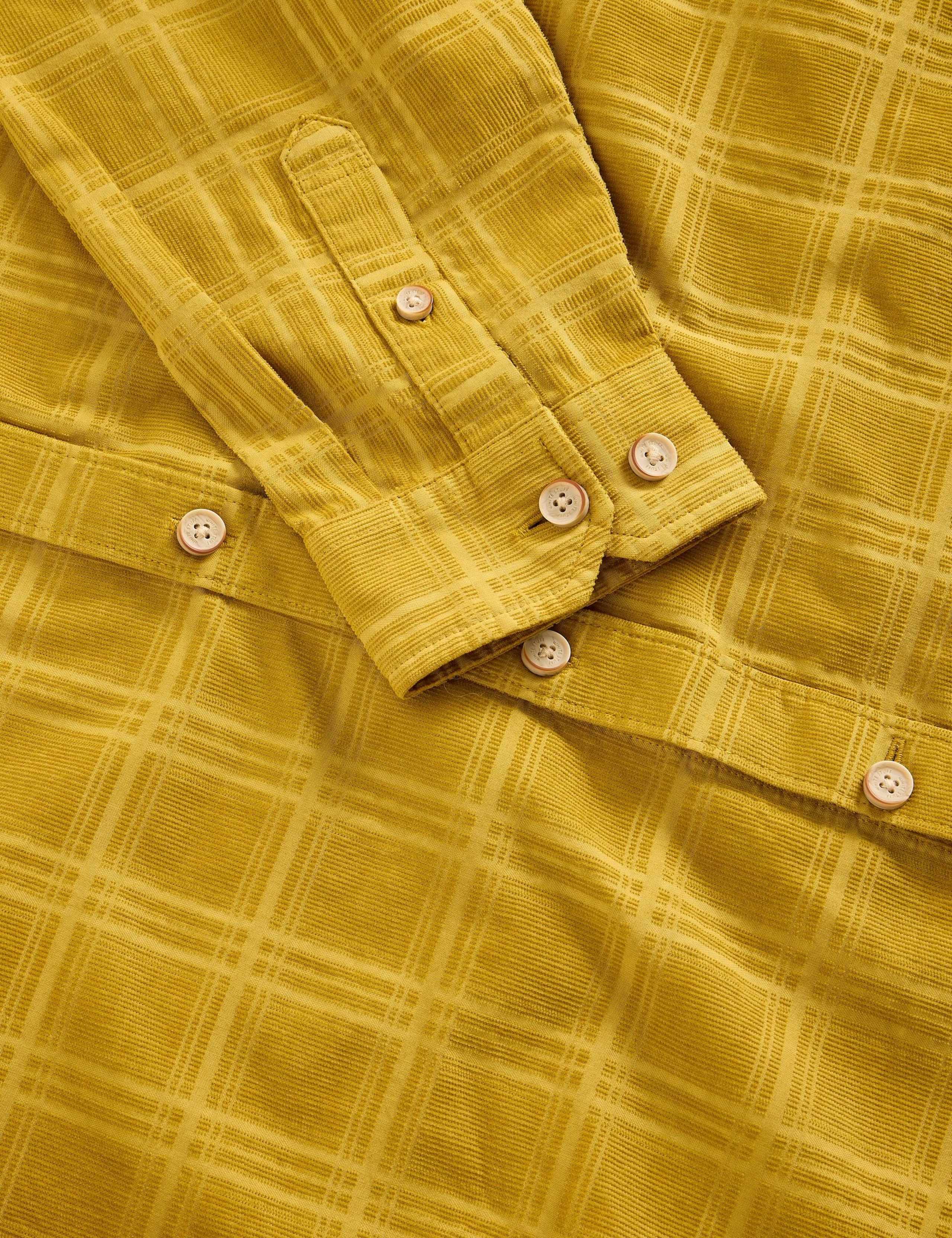 Regular Fit Corduroy Checked Shirt 6 of 6