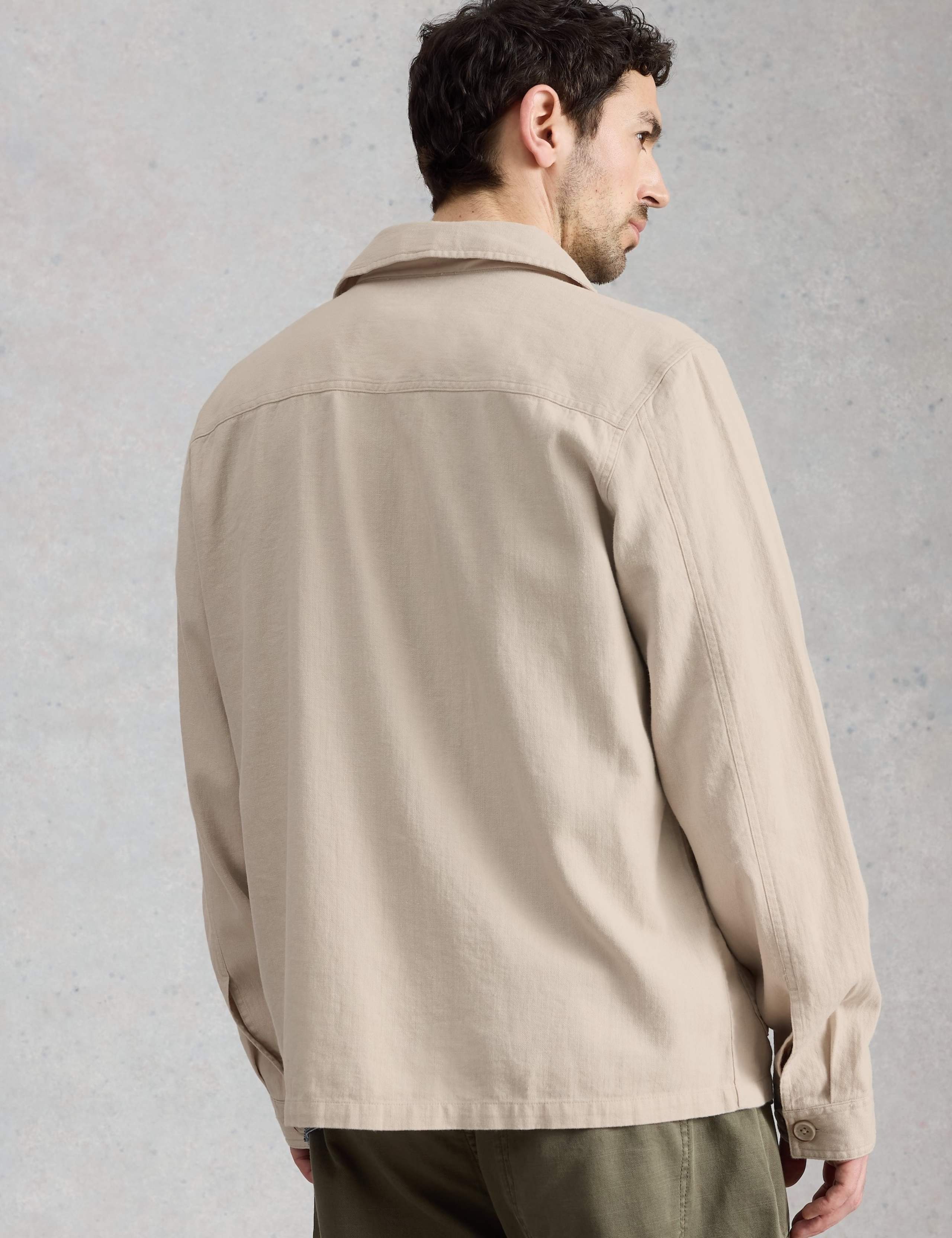 Cotton Linen Blend Overshirt 5 of 6