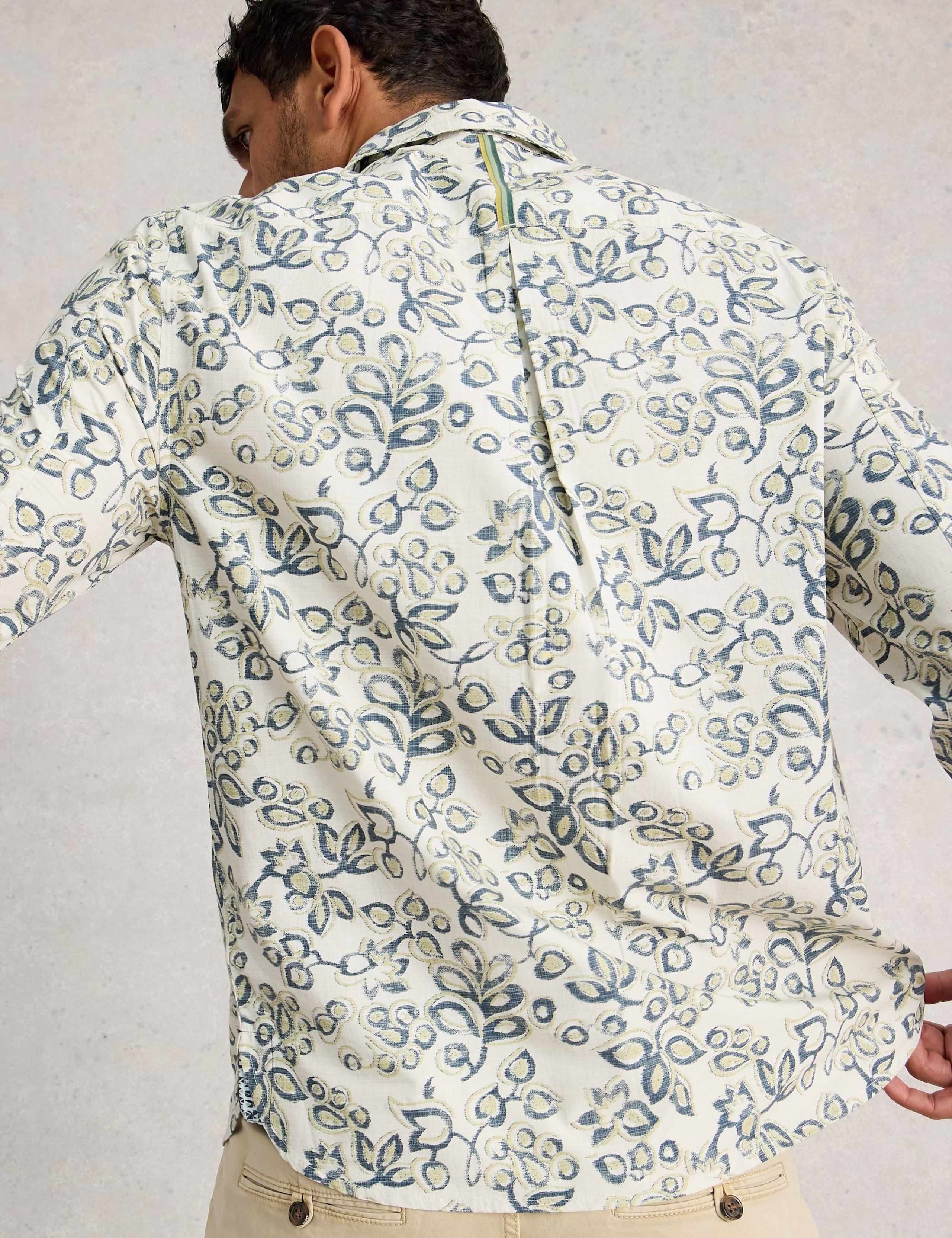 Regular Fit Pure Cotton Floral Shirt 4 of 6