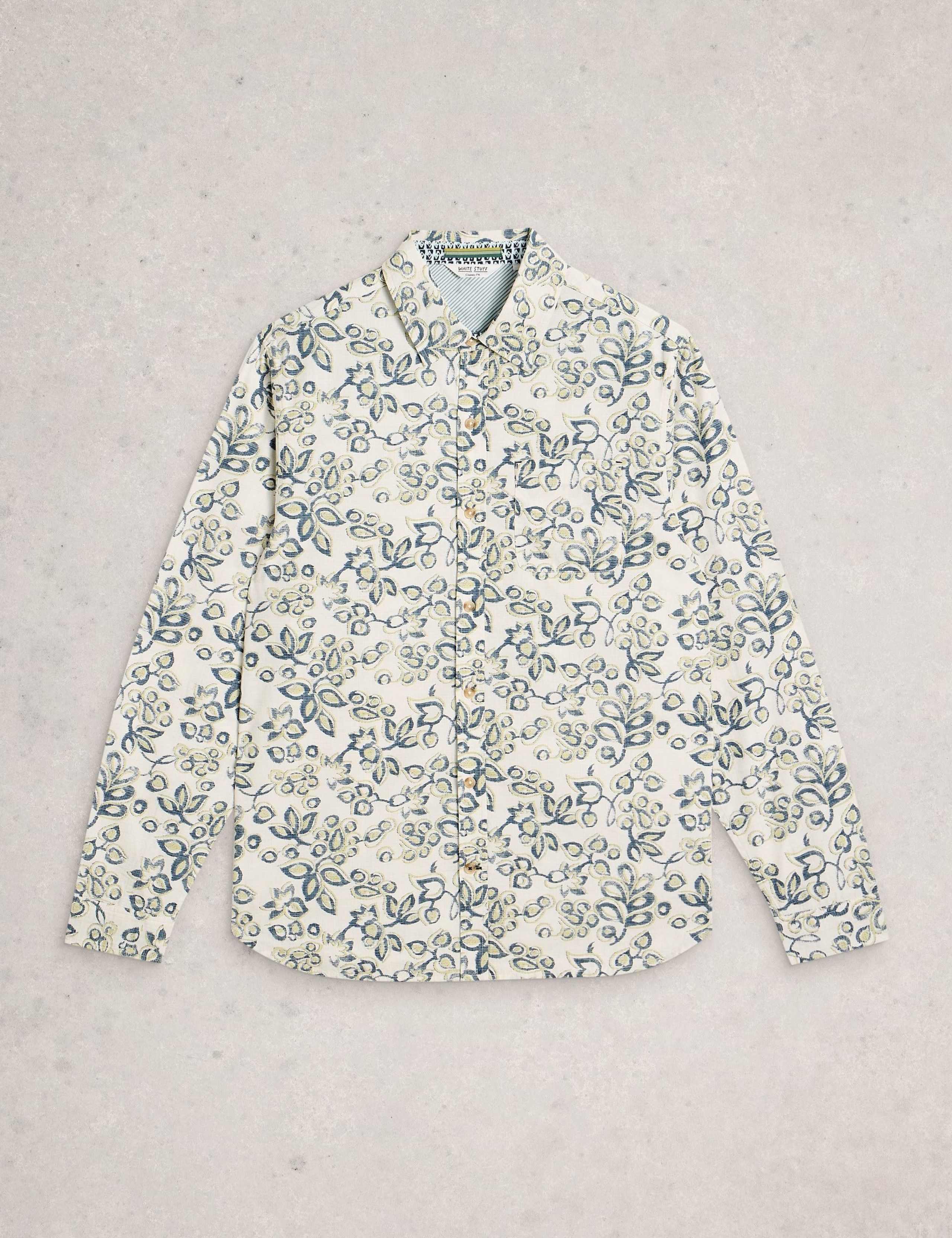 Regular Fit Pure Cotton Floral Shirt 2 of 6