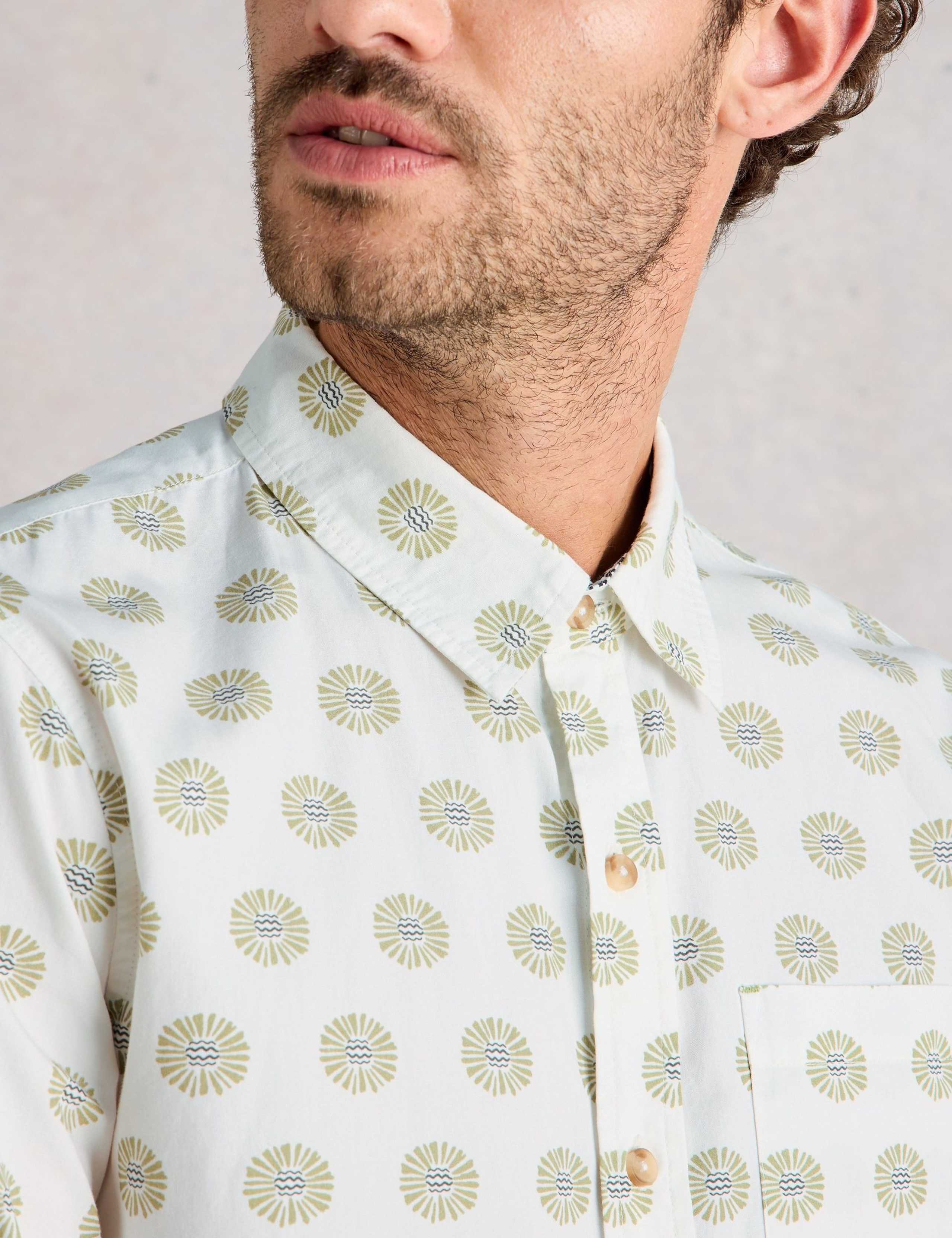 Regular Fit Pure Cotton Printed Shirt 5 of 6