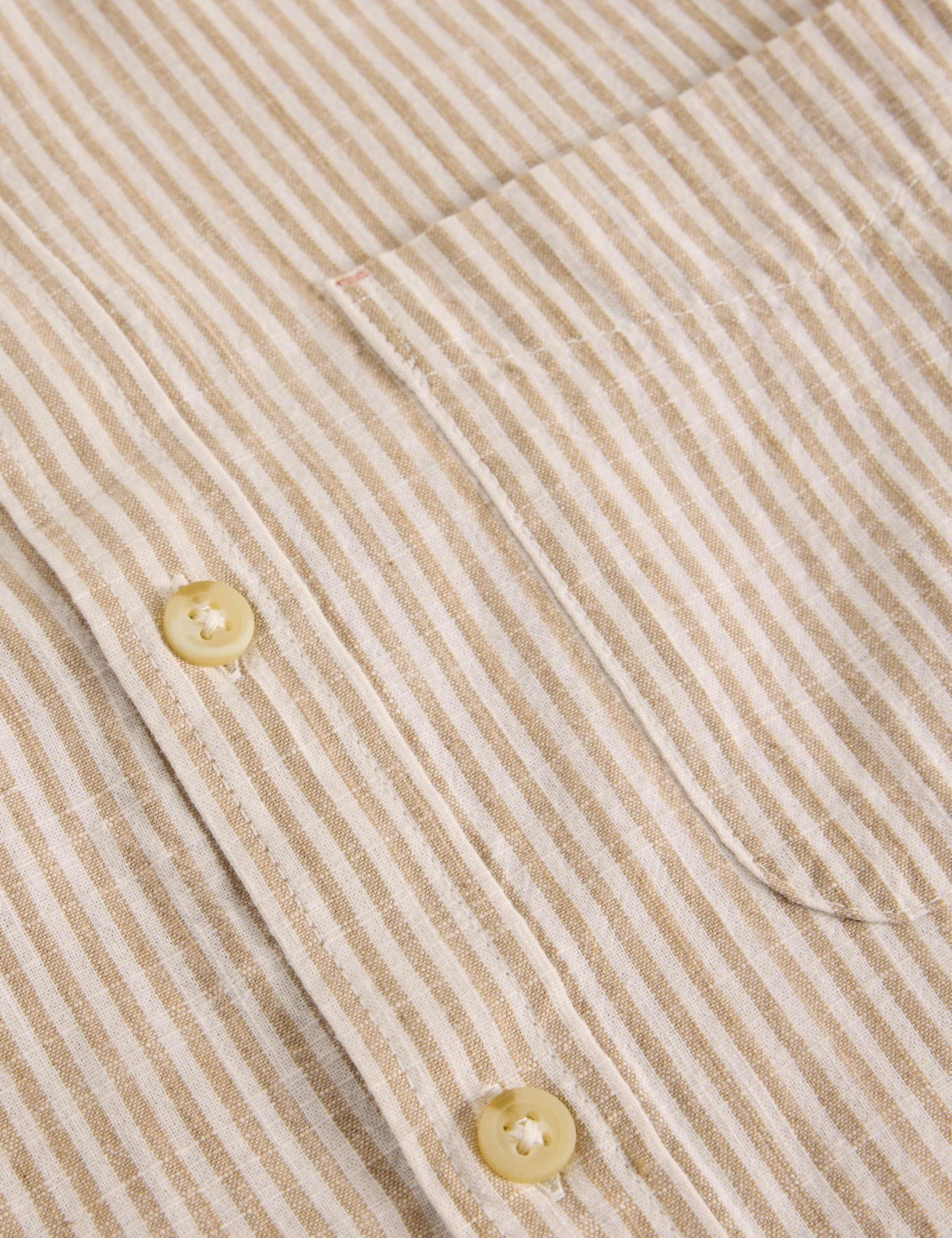 Pure Cotton Striped Oxford Shirt 6 of 6