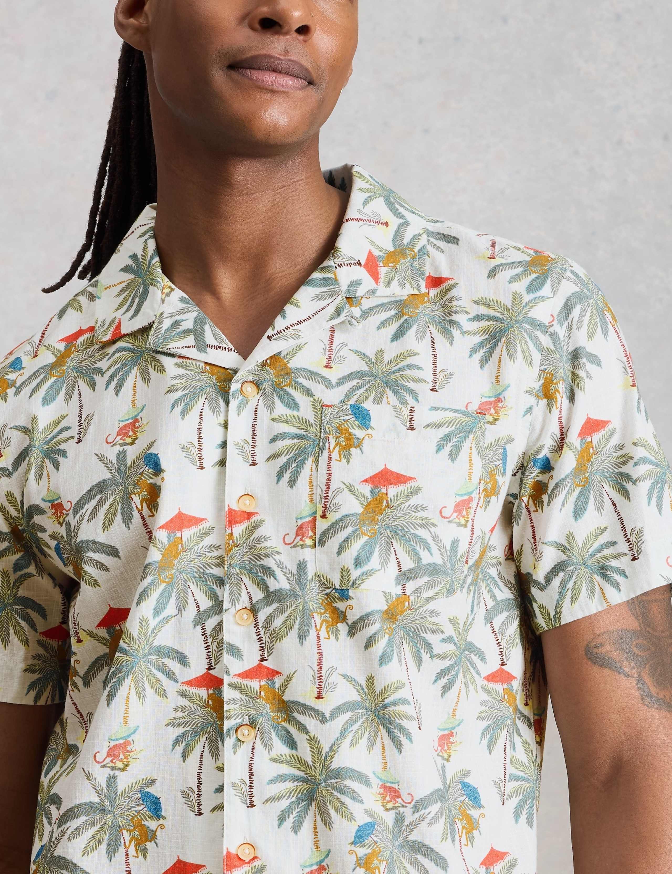 Regular Fit Pure Cotton Printed Shirt 4 of 6