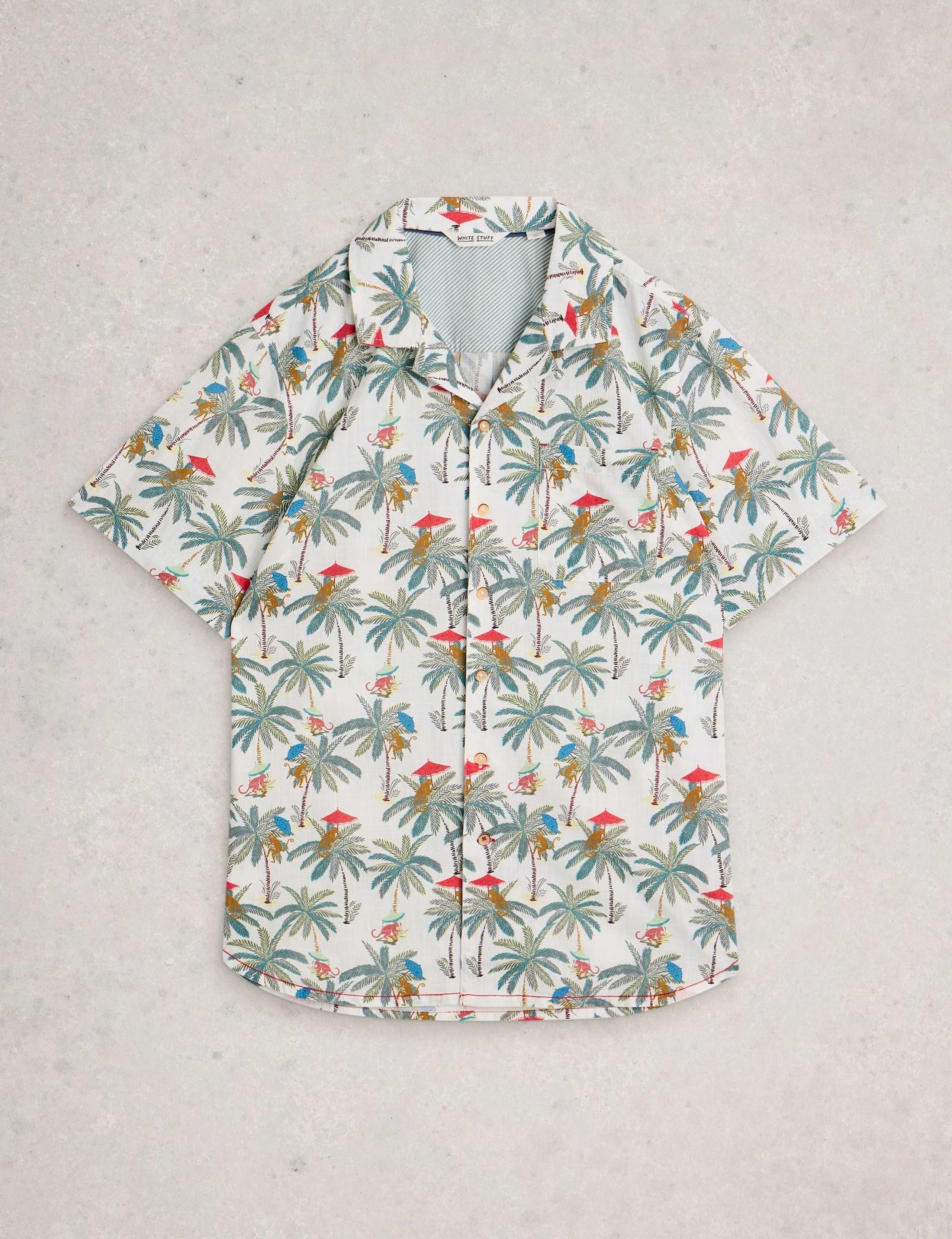 Regular Fit Pure Cotton Printed Shirt 2 of 6