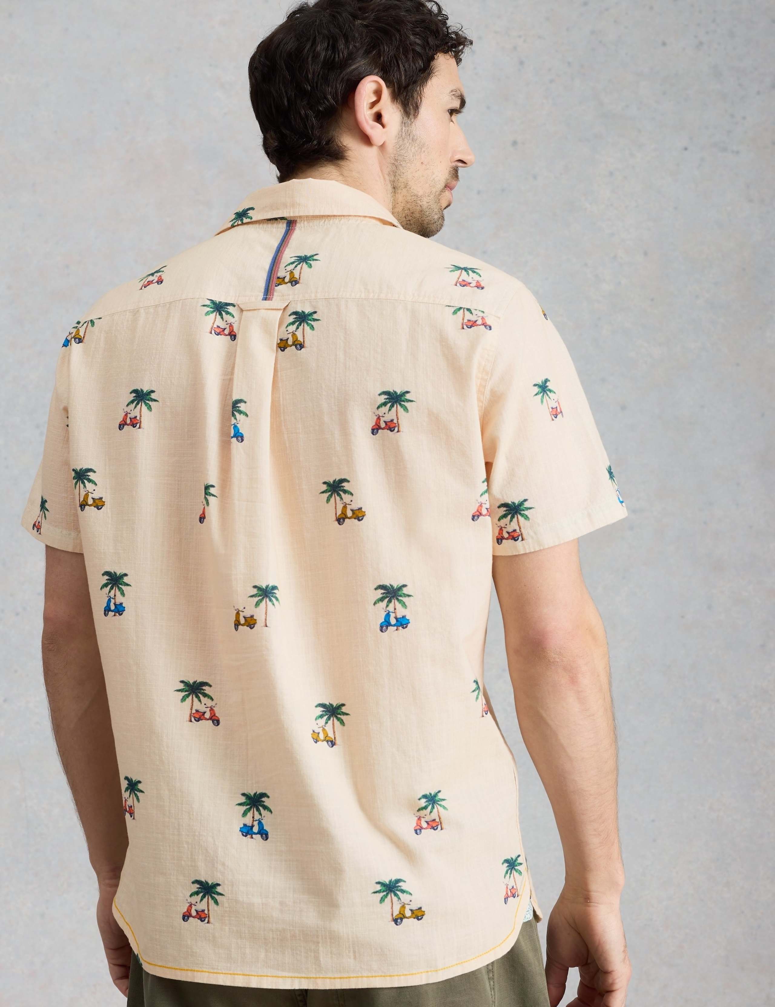 Pure Cotton Printed Short Sleeve Shirt 3 of 6