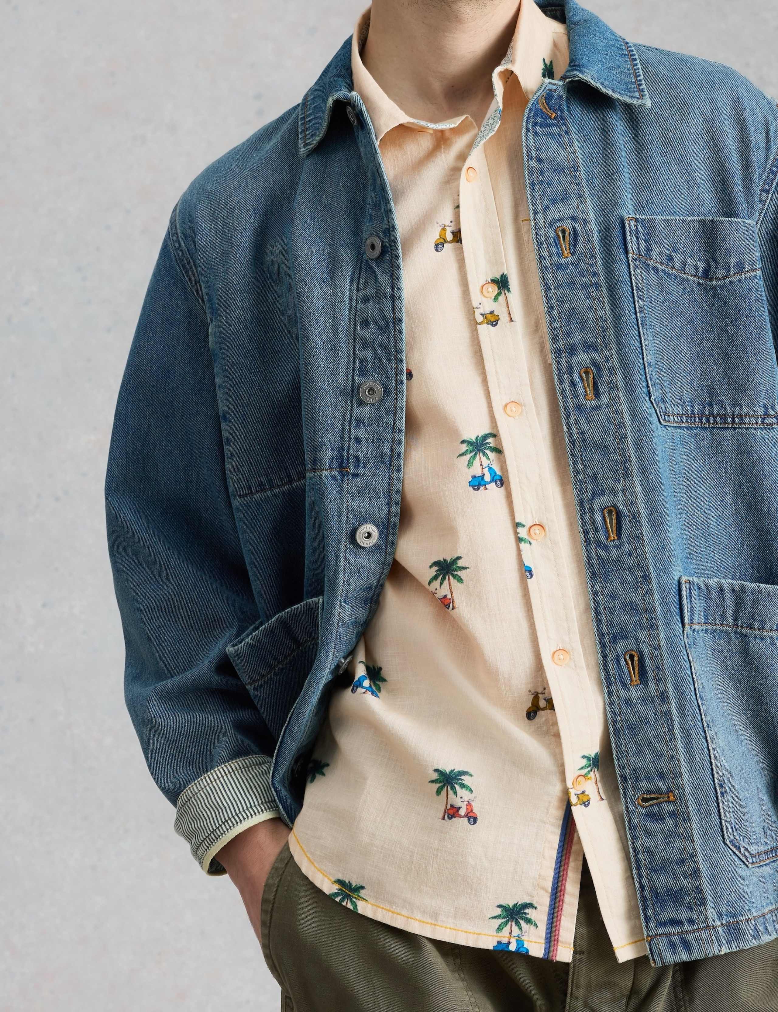 Pure Cotton Printed Short Sleeve Shirt 6 of 6