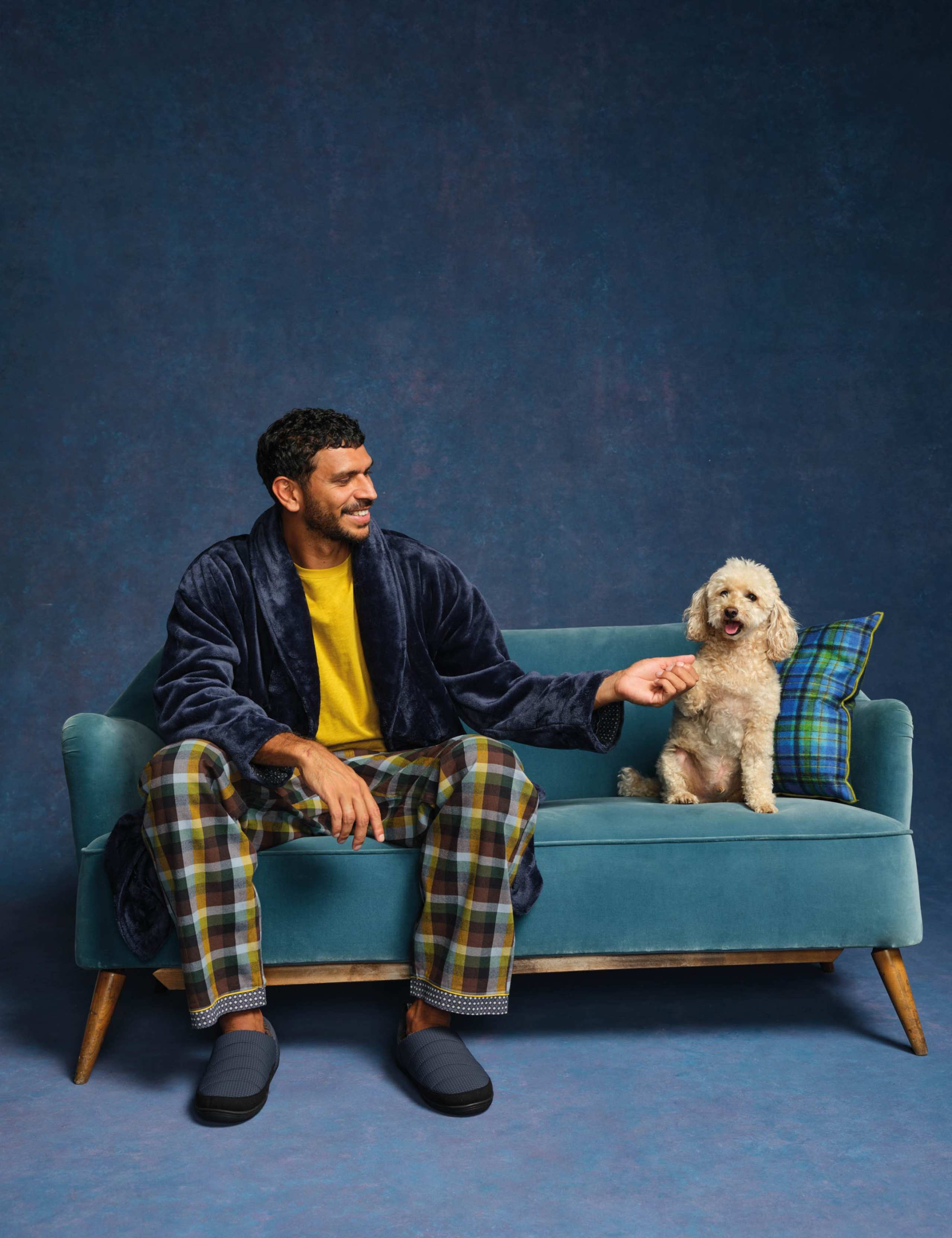 Pure Cotton Checked Pyjama Bottoms 7 of 7