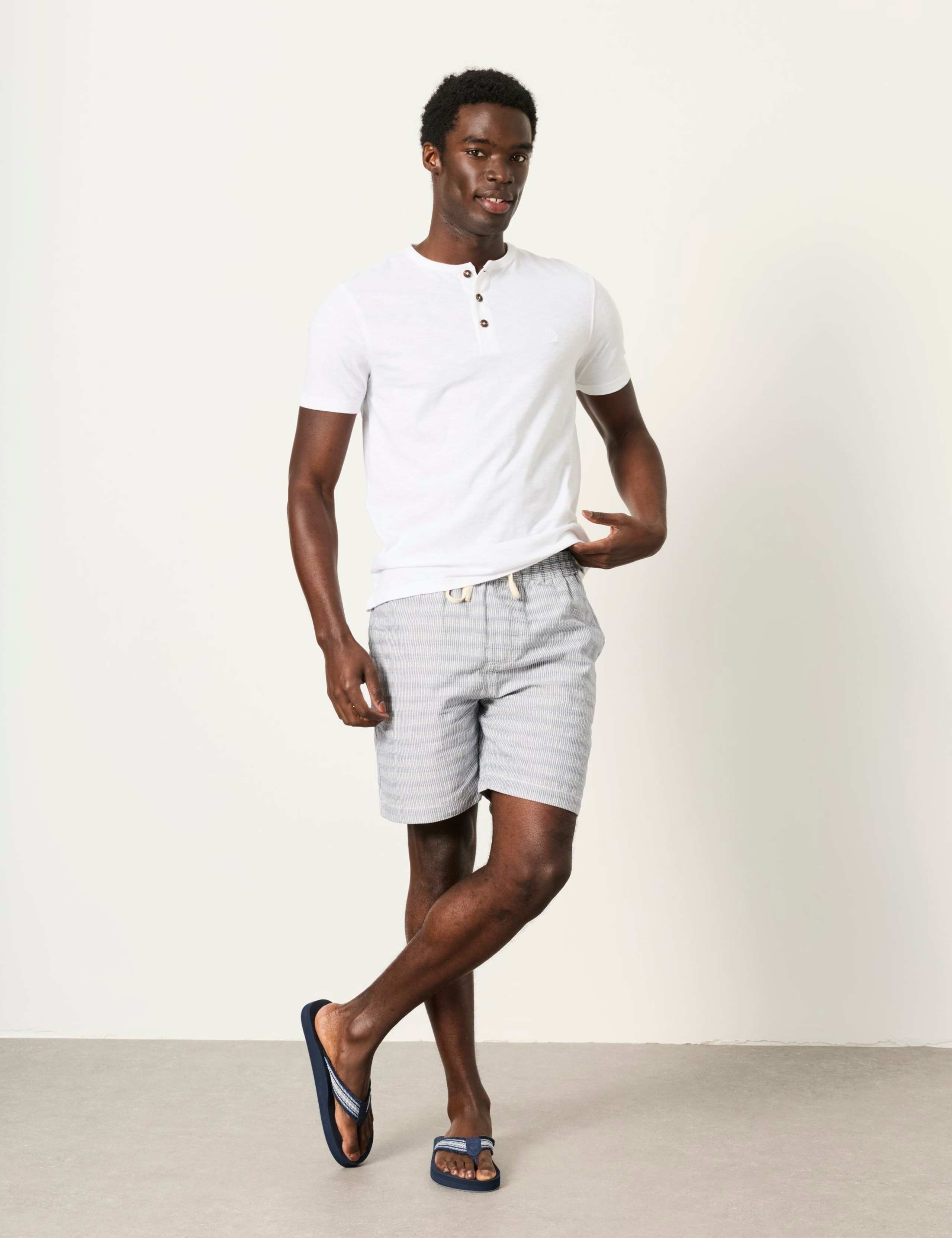 Pure Cotton Textured Shorts 4 of 7