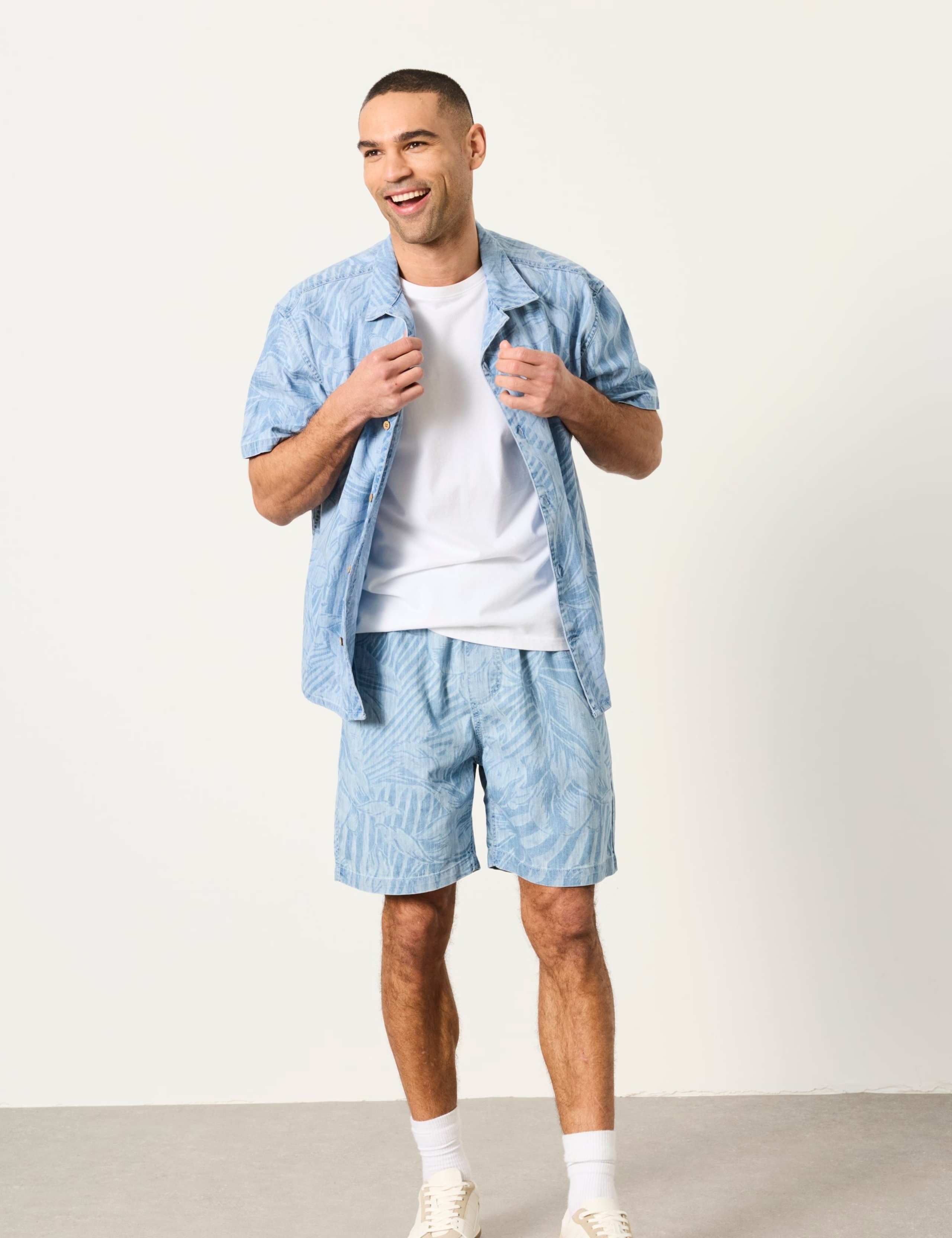 Pure Cotton Jungle Print Shorts 1 of 5