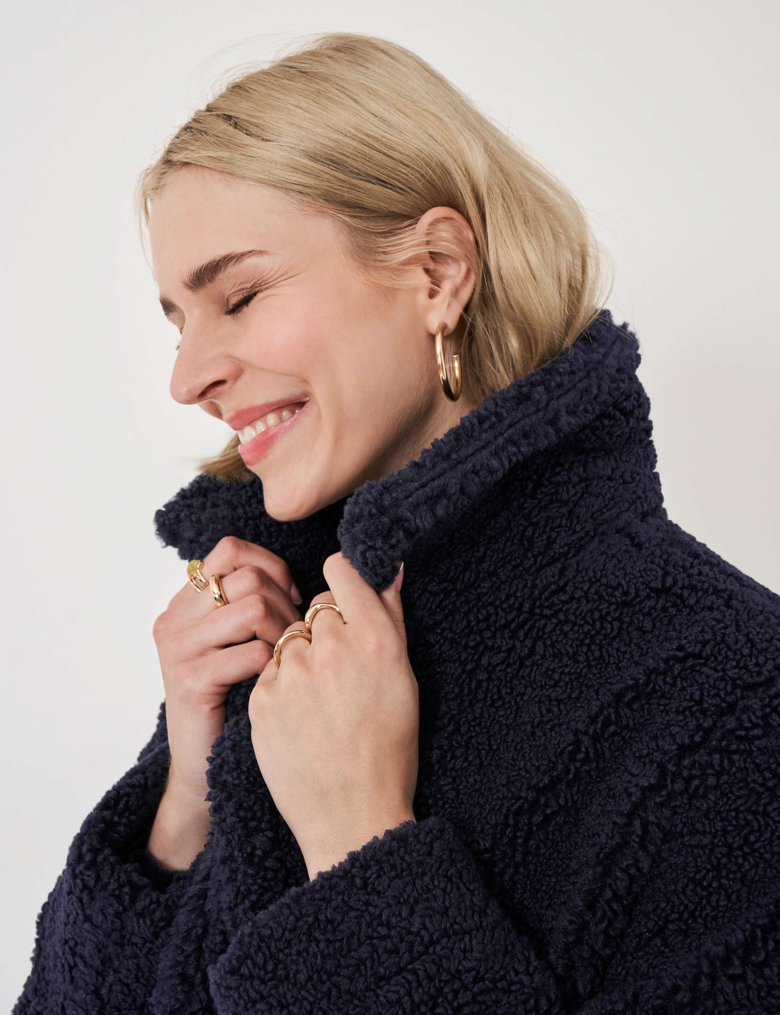 Teddy Longline Coat 4 of 5