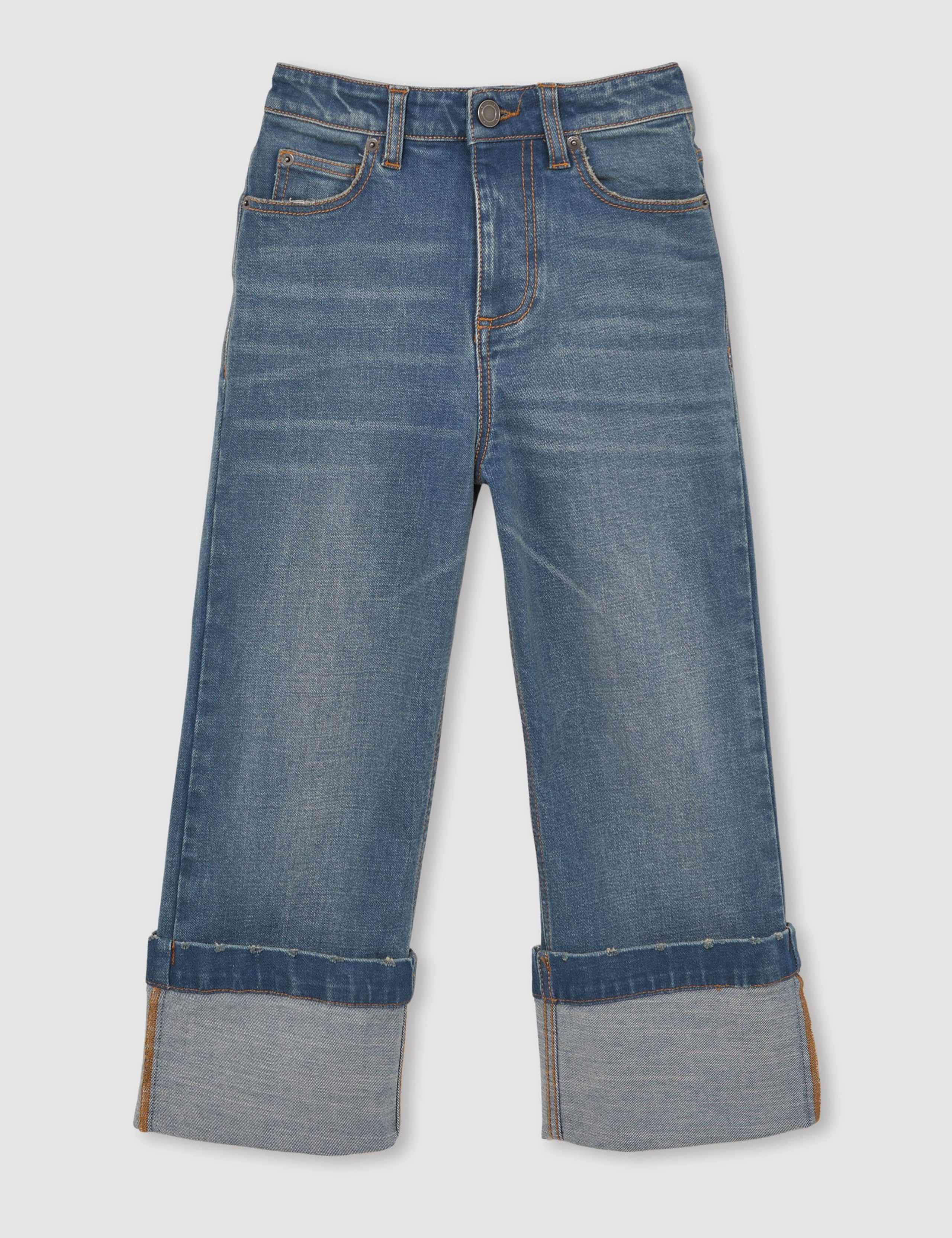 Regular Cotton Rich Jeans (3-14 Yrs) 2 of 4