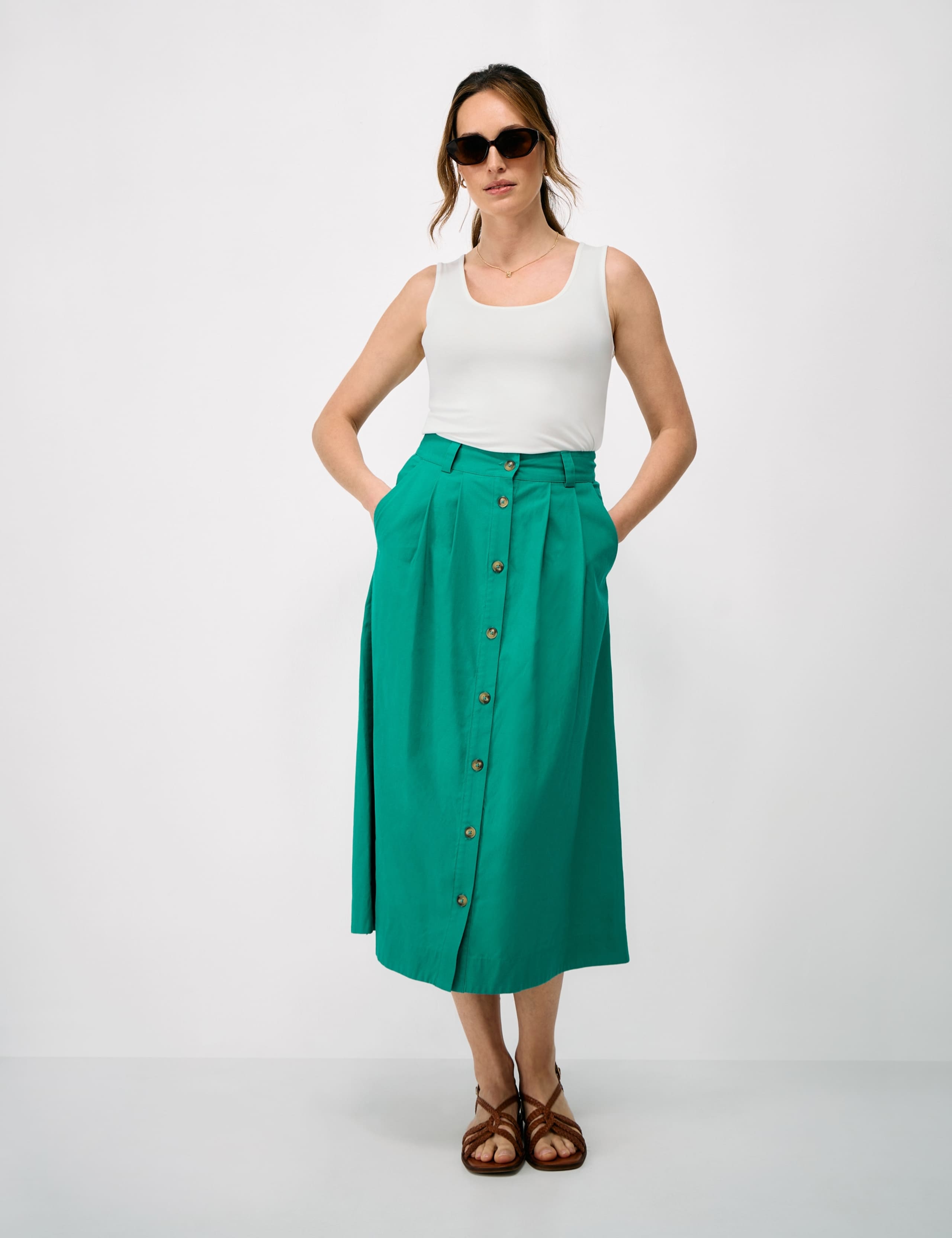 Modal Rich Scoop Neck Vest Top 3 of 5