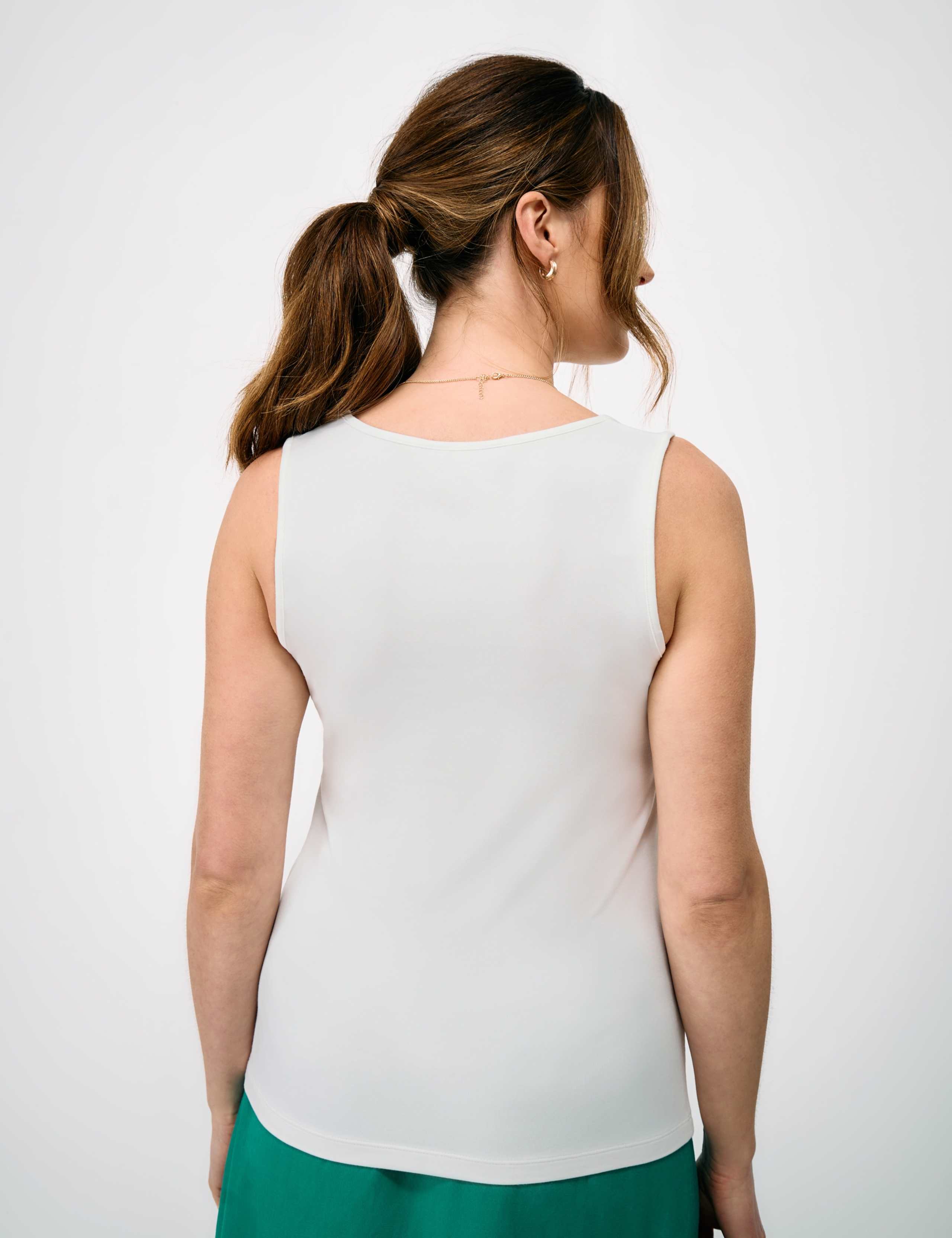 Modal Rich Scoop Neck Vest Top 4 of 5