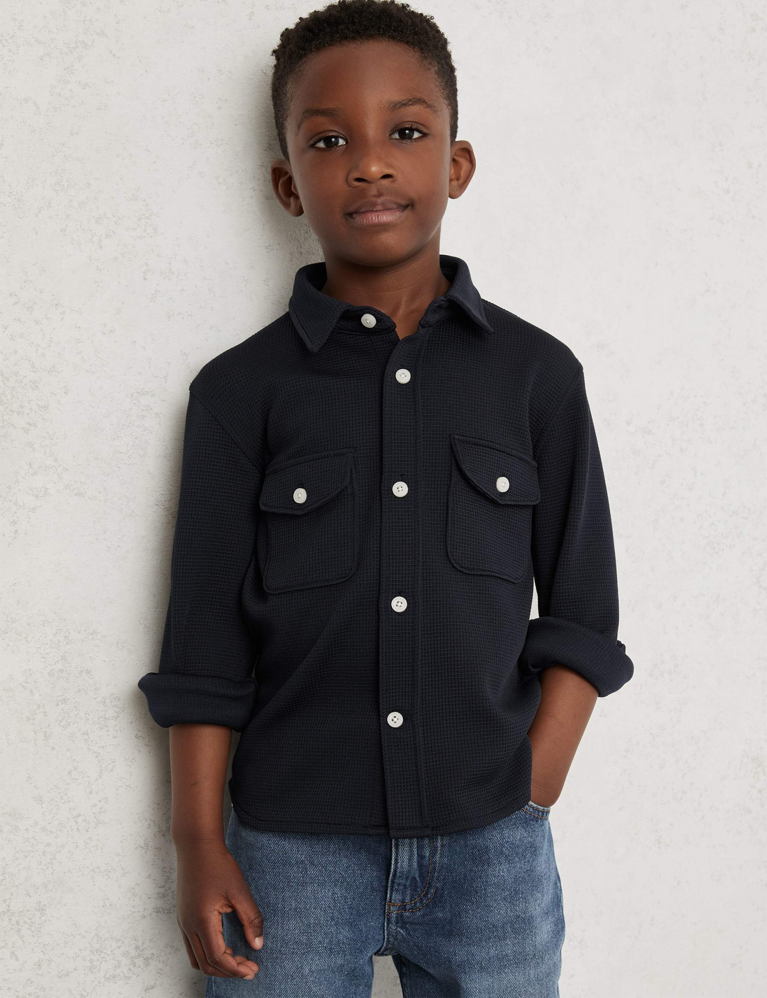 Waffle Utility Shirt (3-14 Yrs) 3 of 4