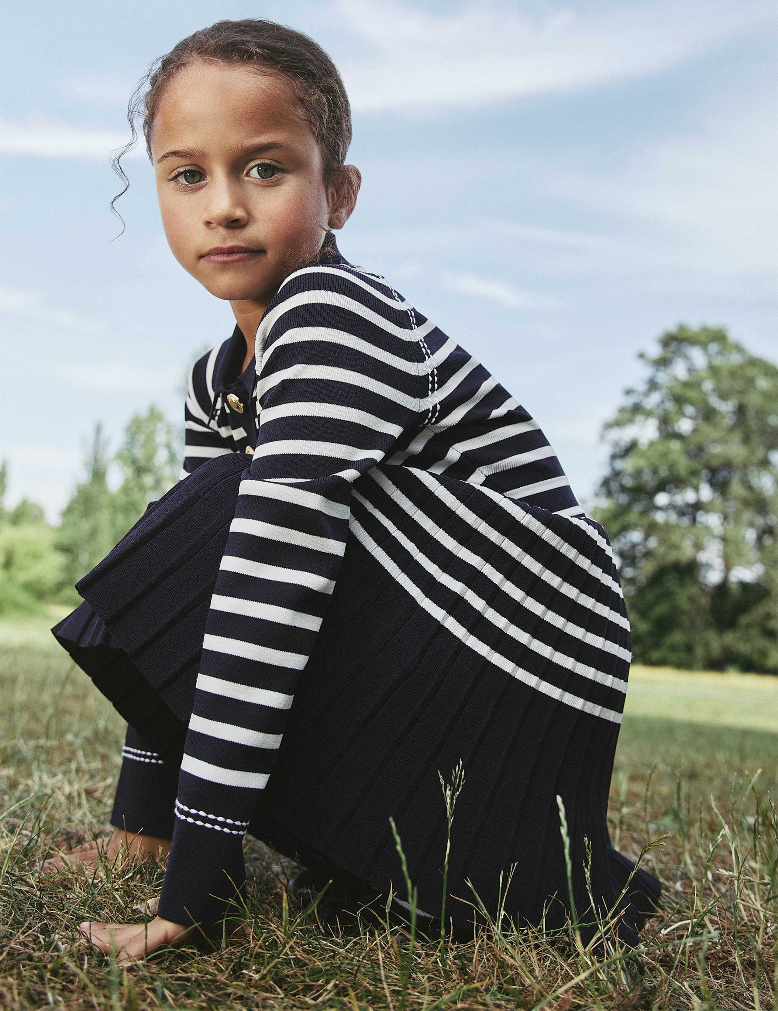 Knitted Striped Dress (3-14 Yrs) 5 of 5