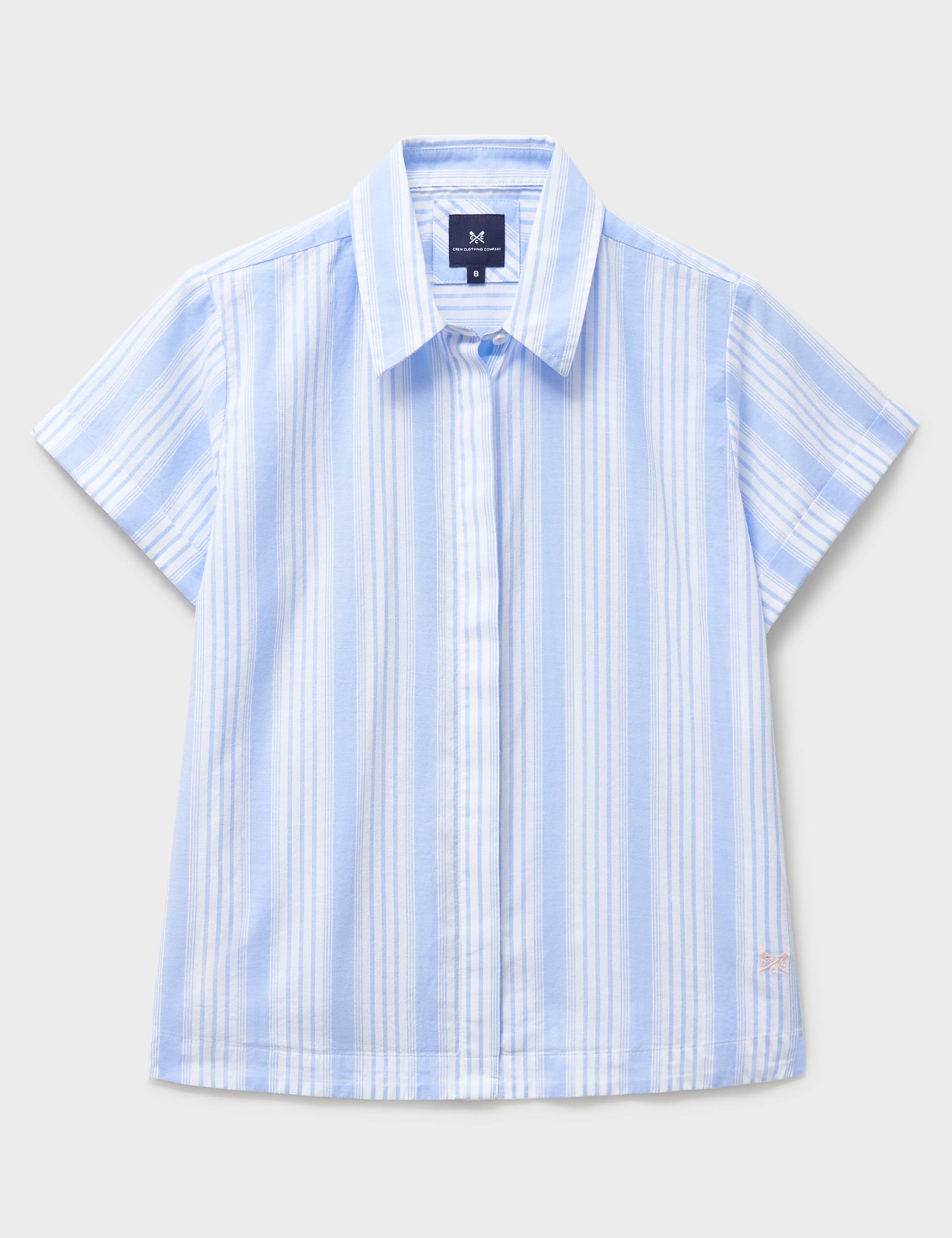Pure Cotton Striped Button Through Shirt 2 of 5