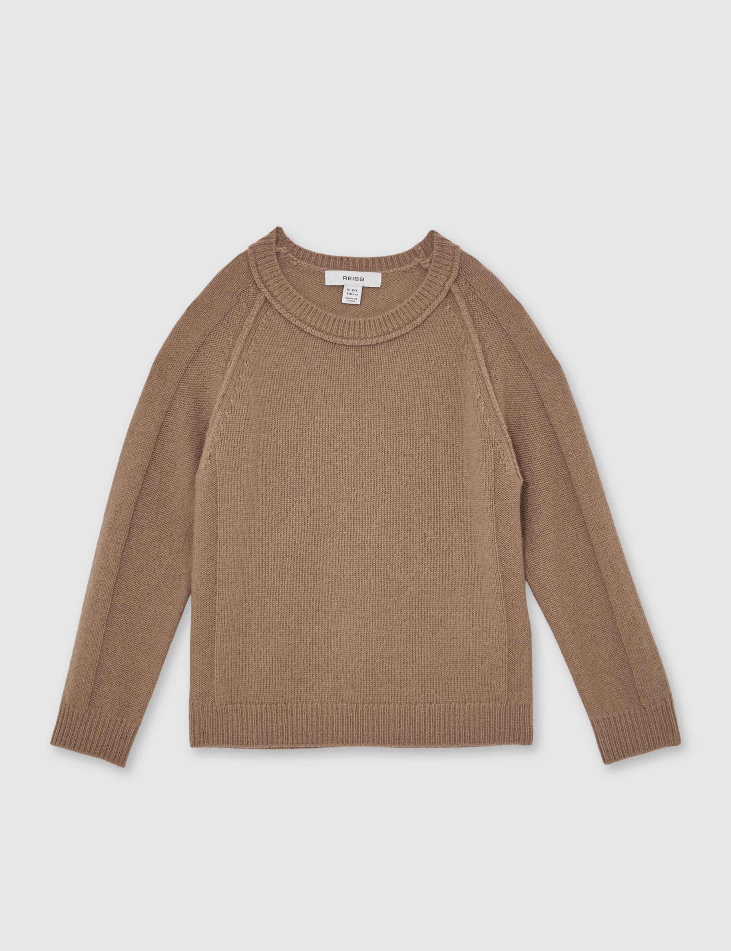 Wool Rich Knitted Seam Detail Jumper (3-14 Yrs) 2 of 4