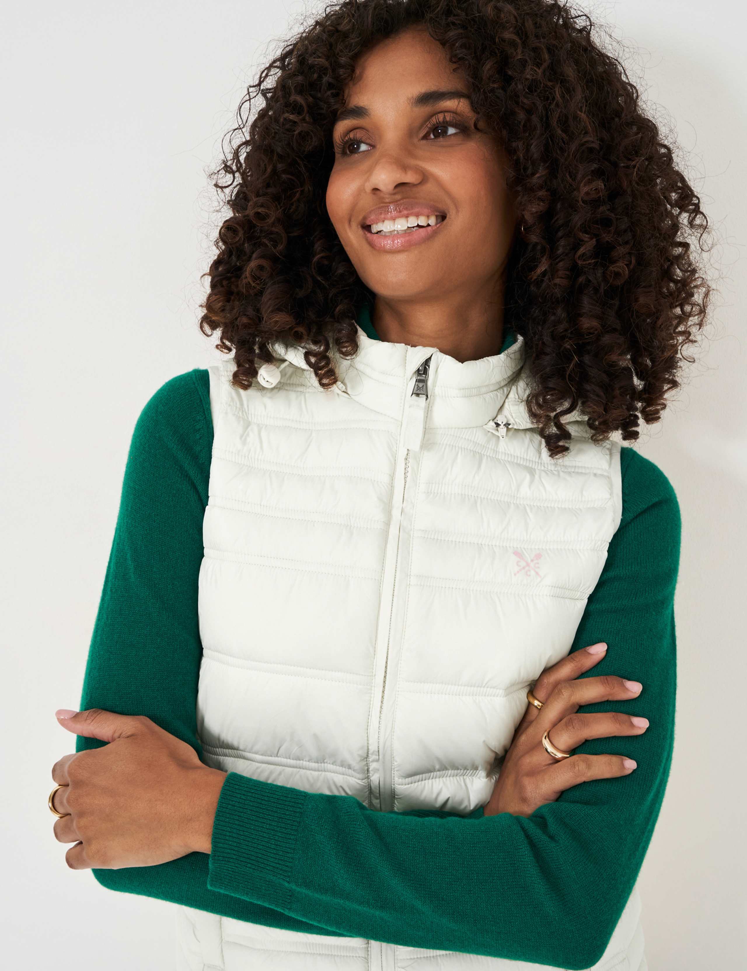 Lightweight Padded Hooded Gilet 1 of 5