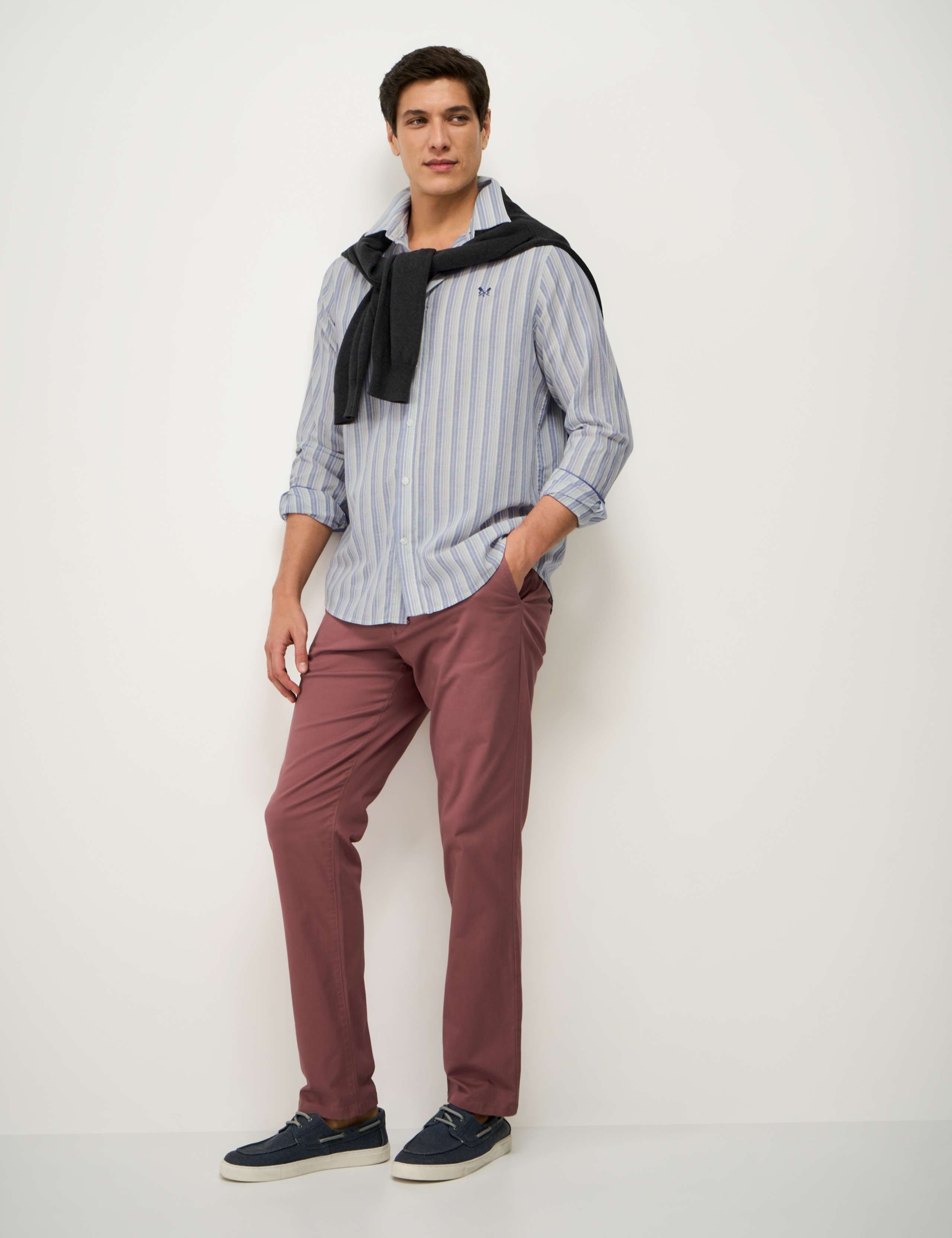 Regular Fit Pure Cotton Striped Shirt 3 of 5