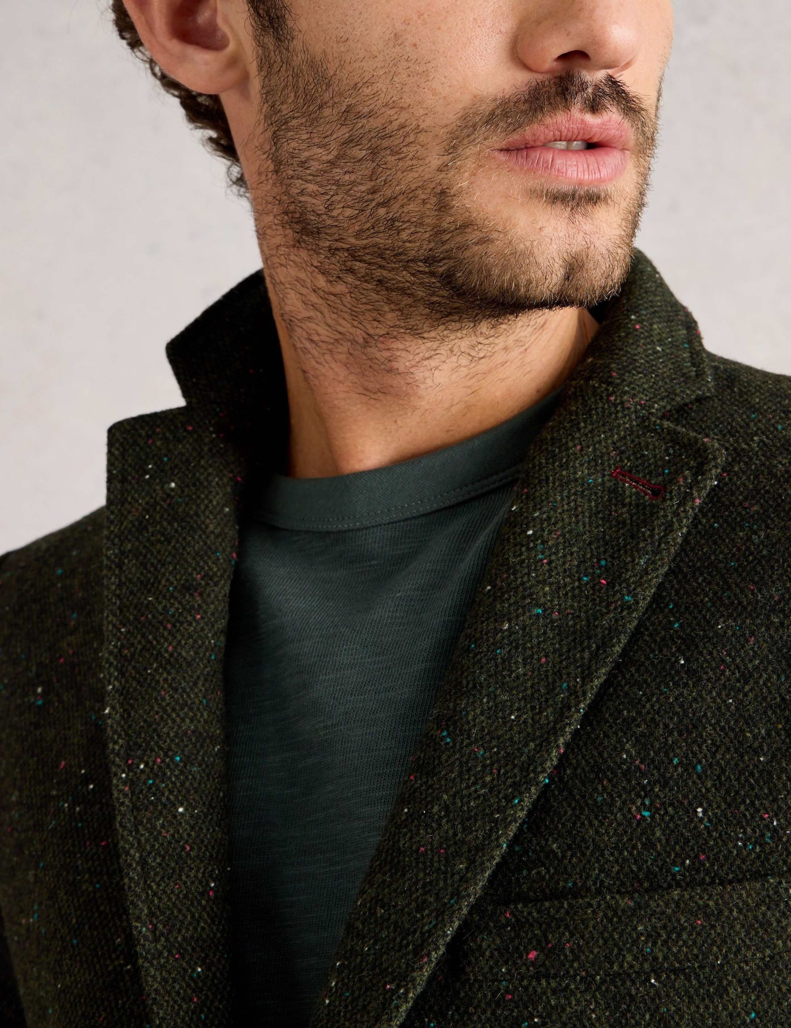 Regular Fit Flecked Blazer with Wool 4 of 6