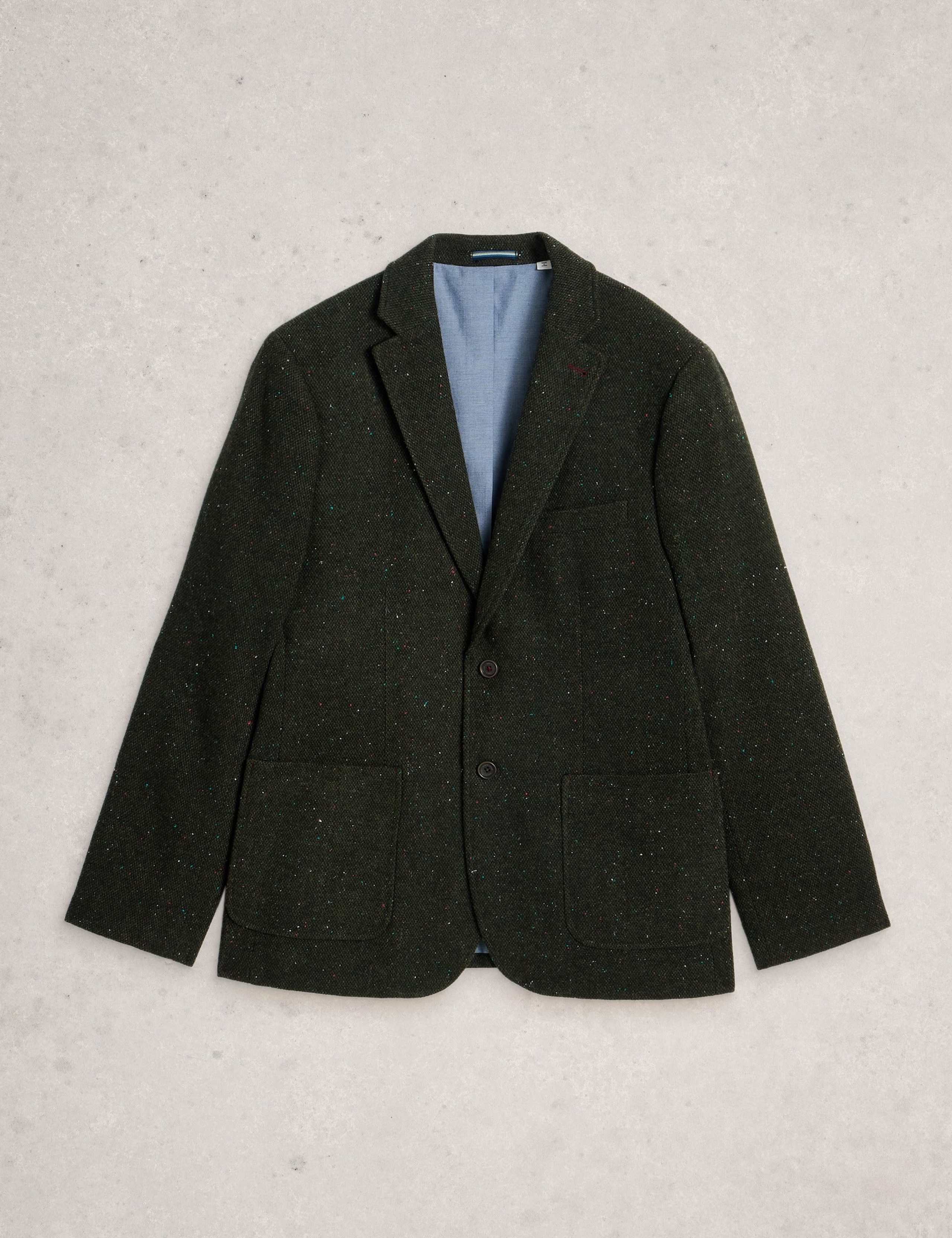 Regular Fit Flecked Blazer with Wool 2 of 6