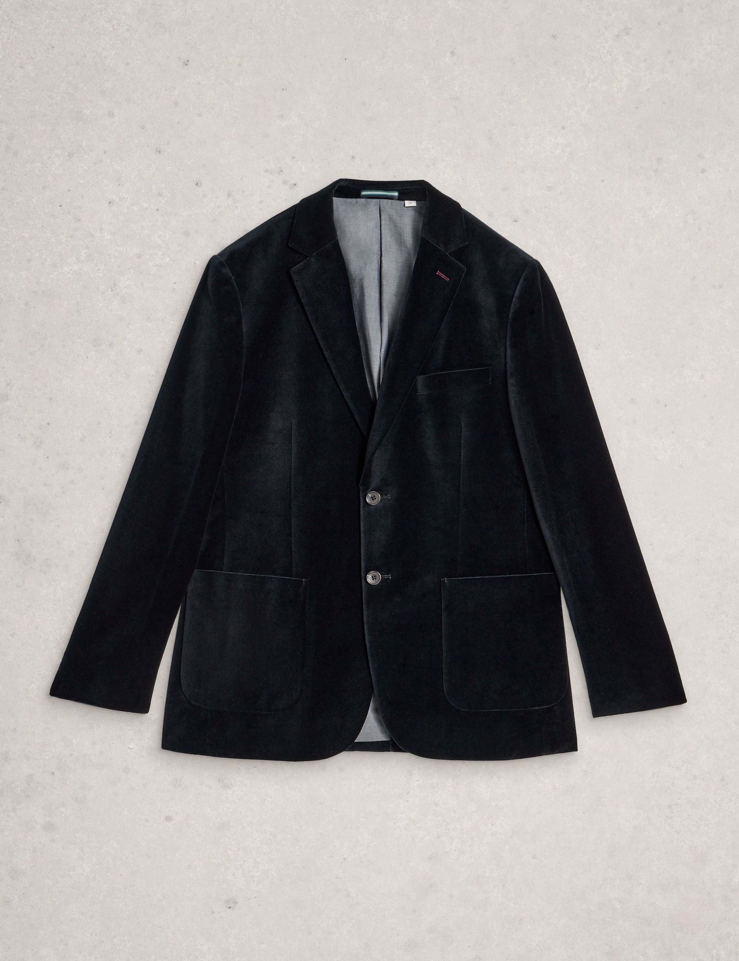 Regular Fit Velvet Blazer 2 of 6