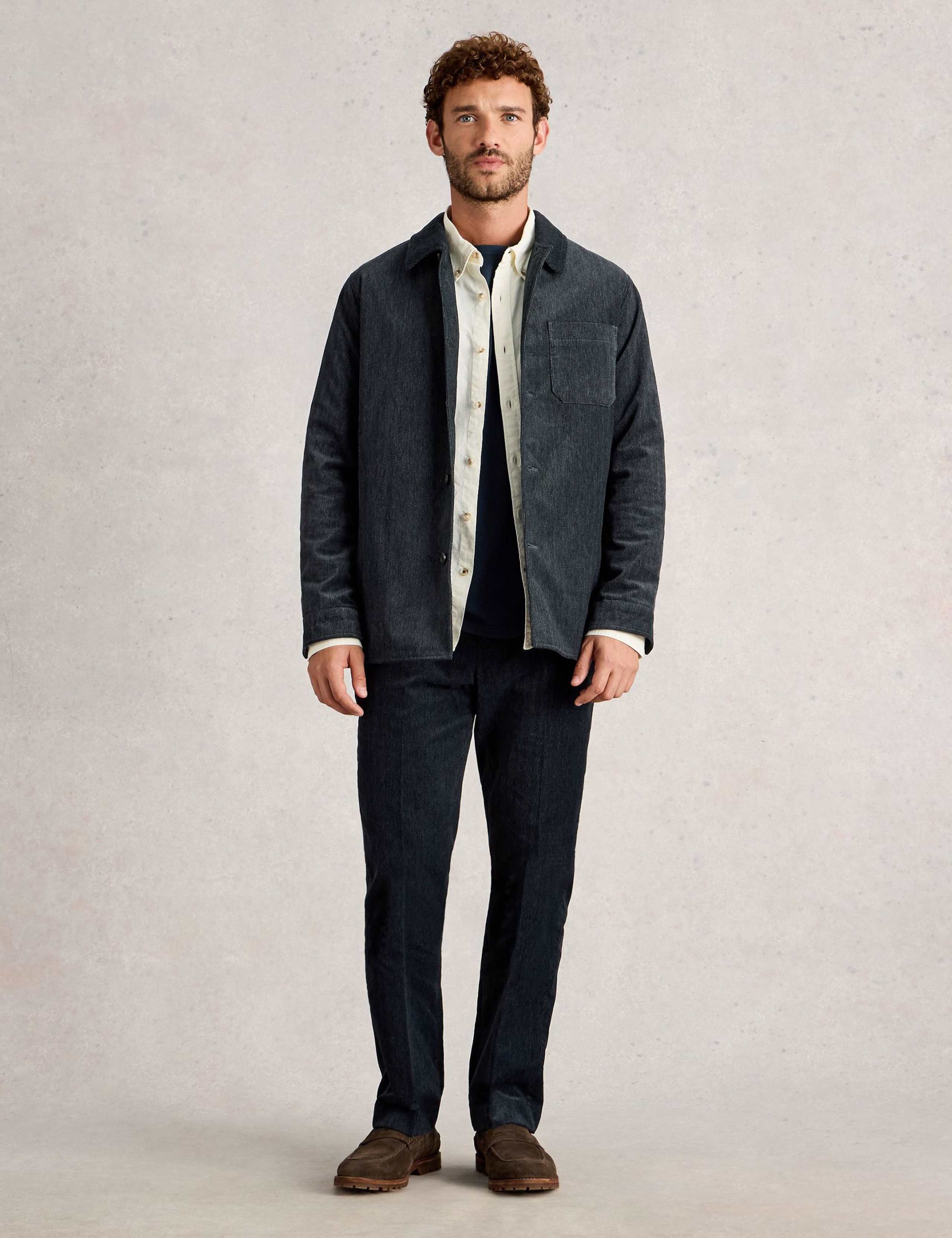Pure Cotton Herringbone Chore Jacket 4 of 6