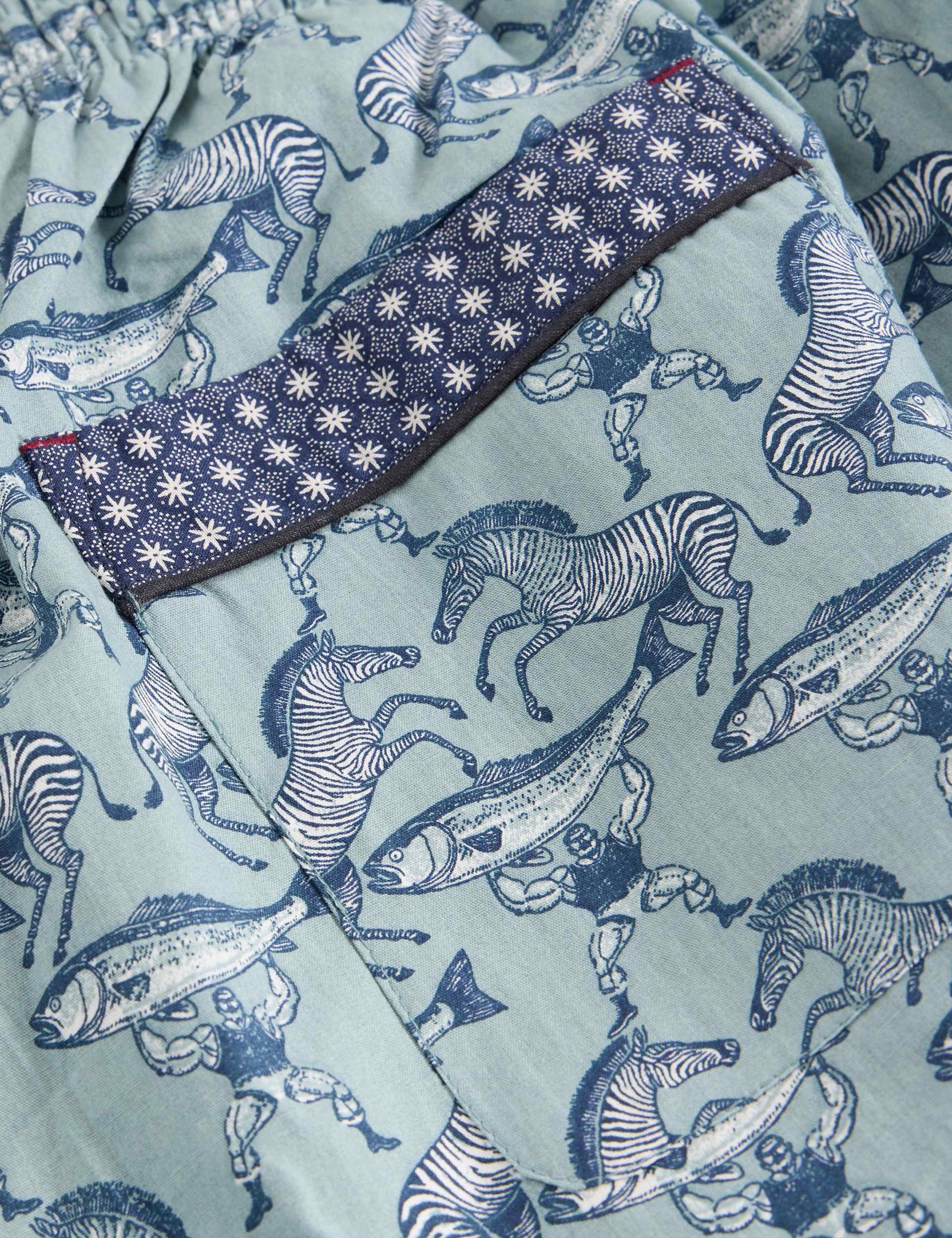 Pure Cotton Printed Pyjama Bottoms 6 of 6