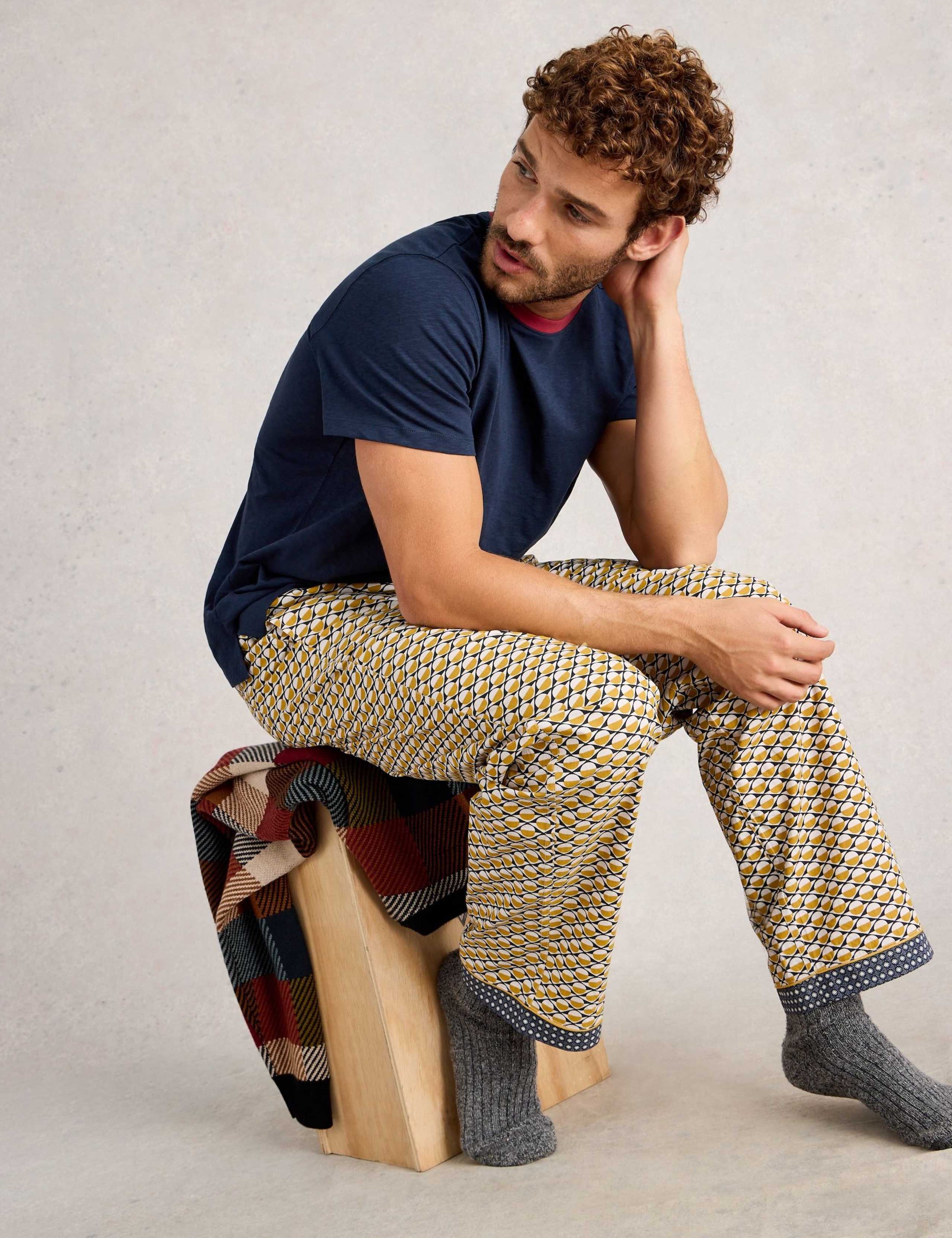 Pure Cotton Printed Pyjama Bottoms 5 of 6