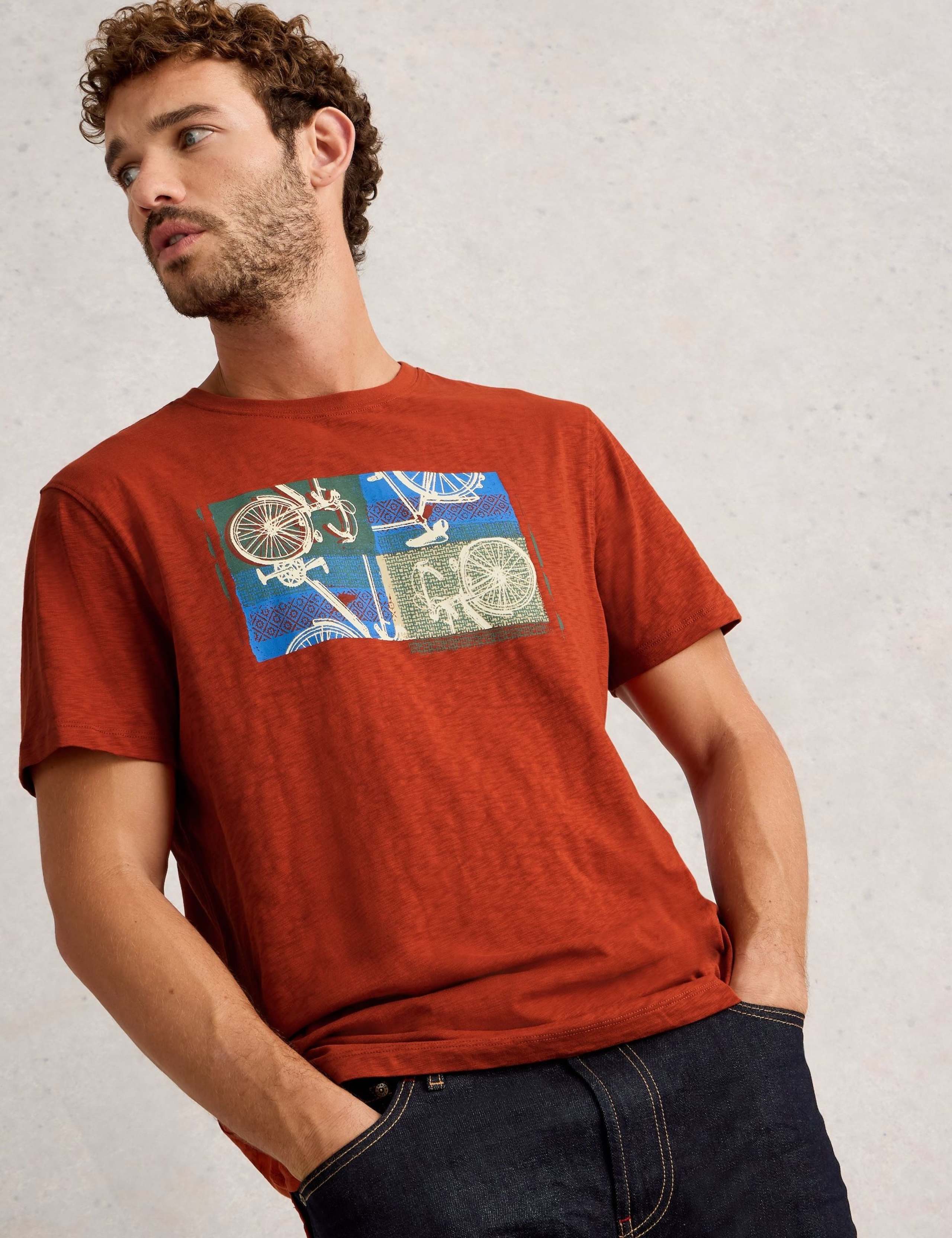 Pure Cotton Bike Collage Graphic T-Shirt 6 of 6