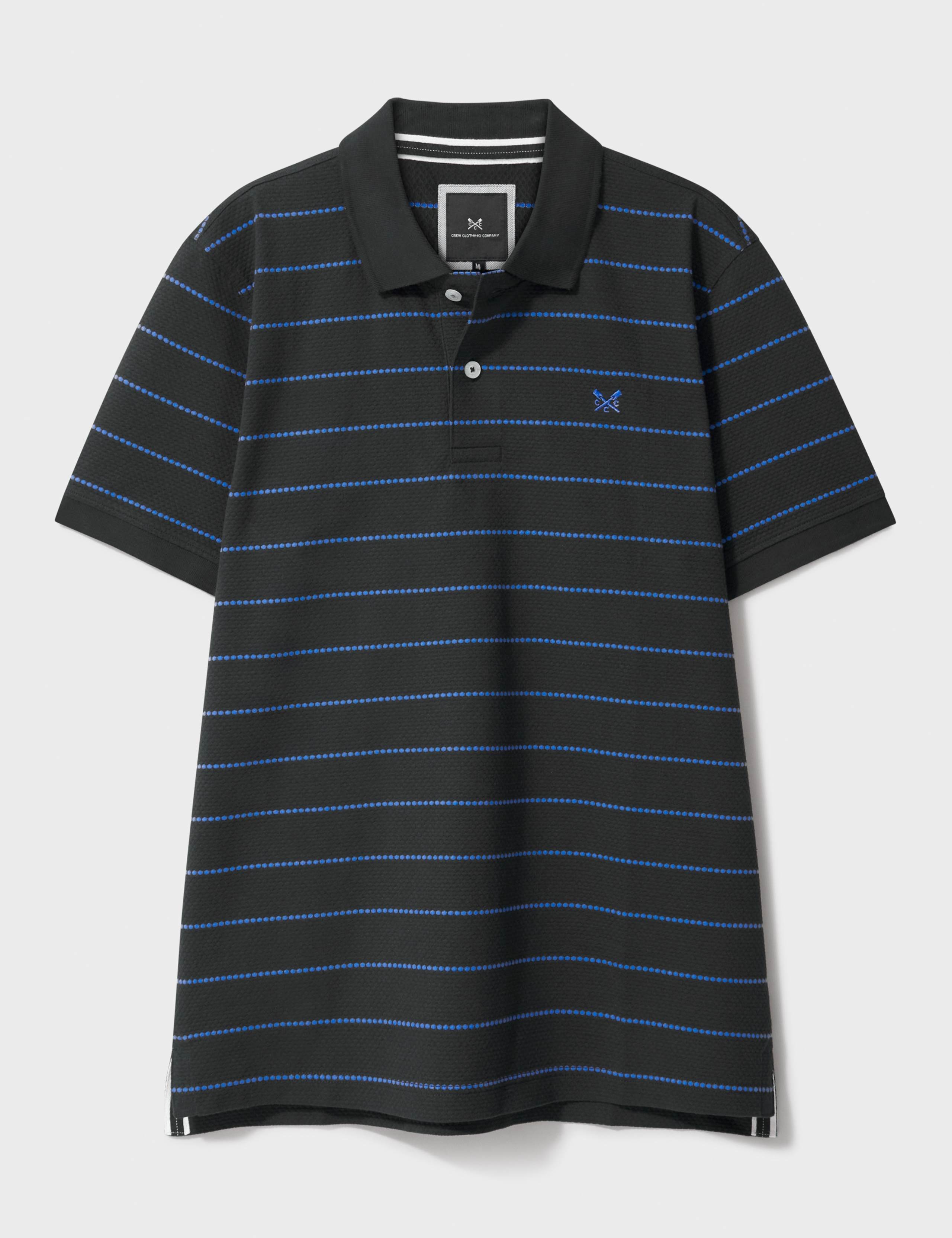 Pure Cotton Waffle Striped Polo Shirt 2 of 5