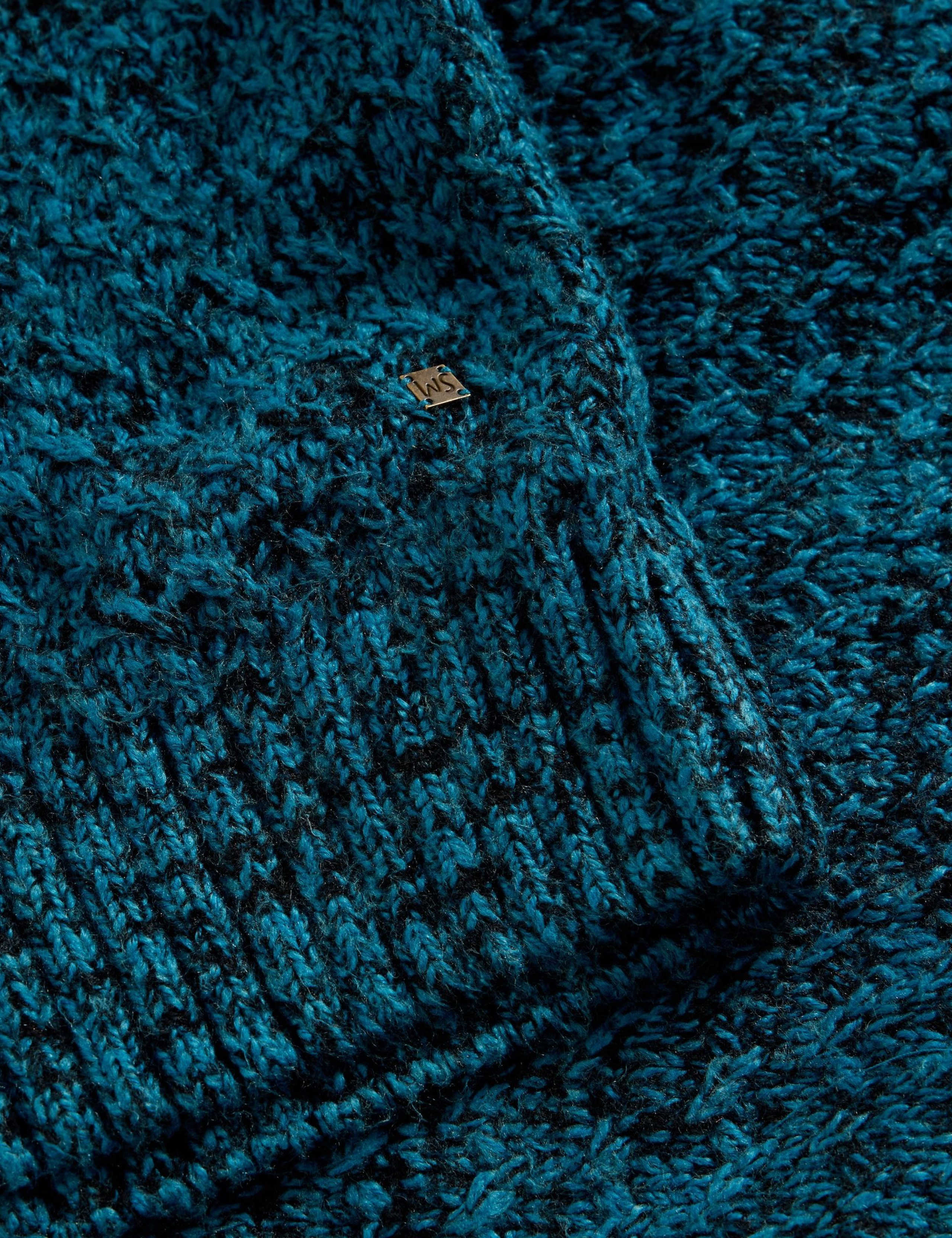 Cotton Rich Twisted Knit Crew Neck Jumper 6 of 6